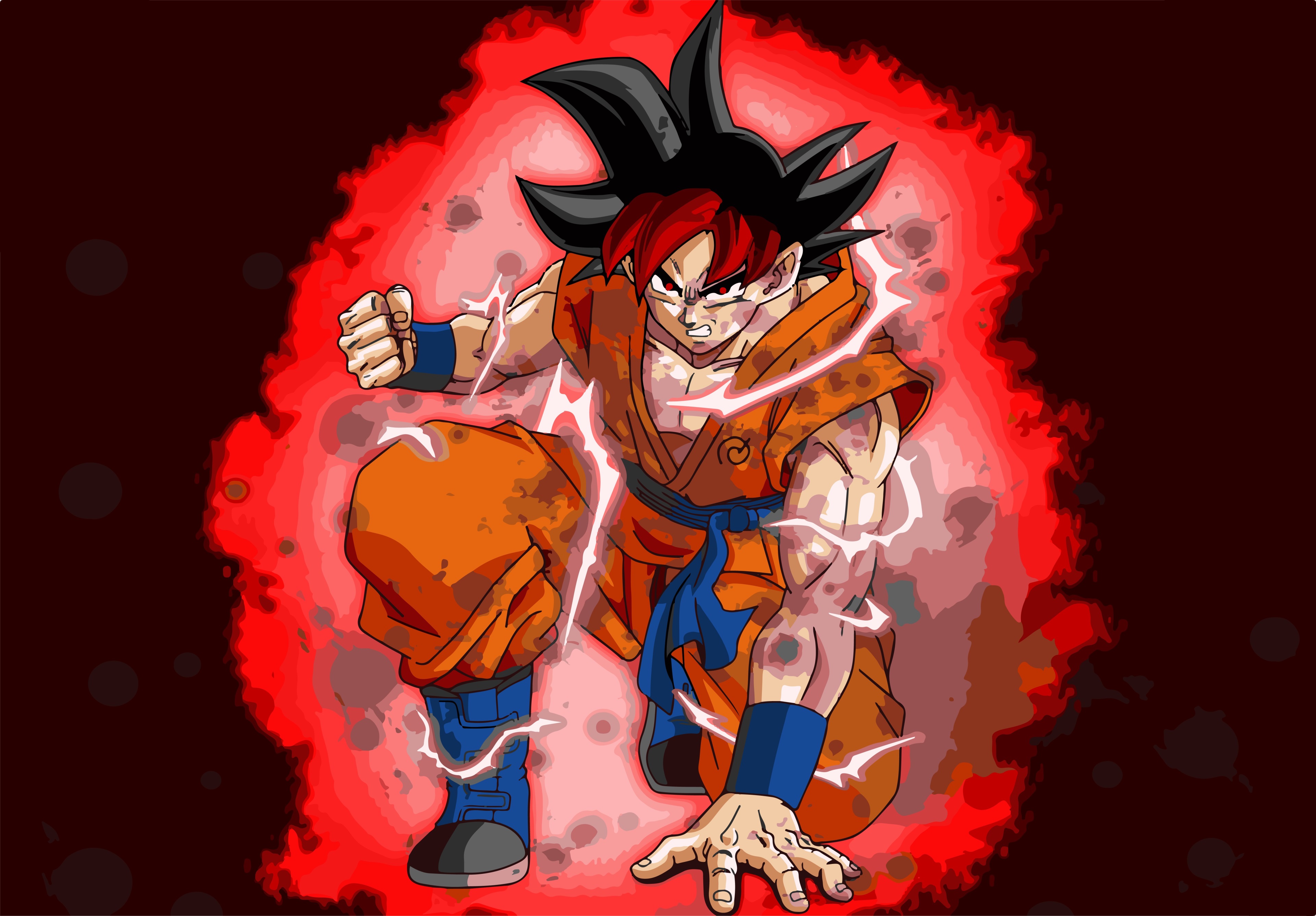 Goku from Dragon Ball Super 4K HD Wallpaper