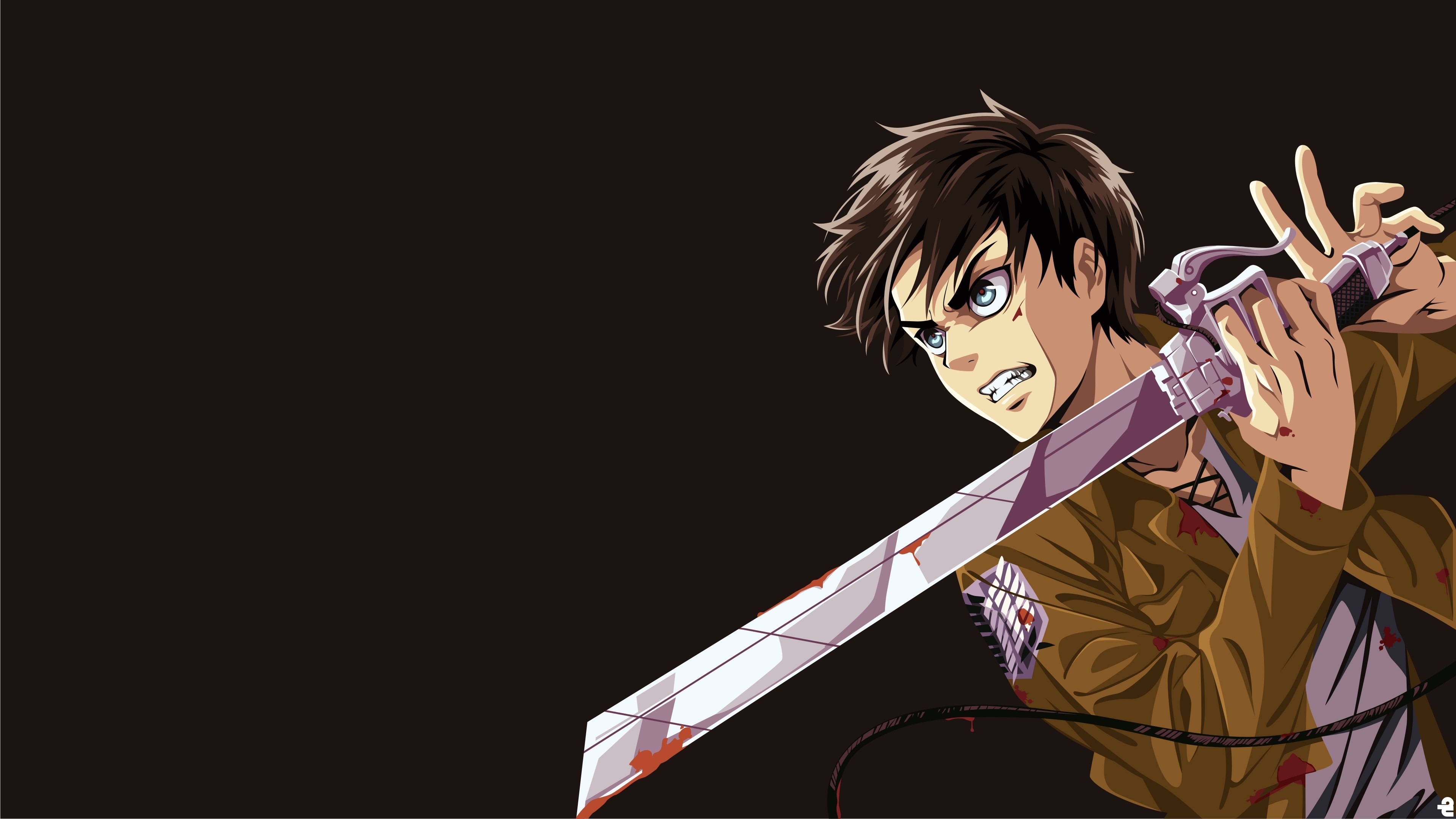 Eren Yeager from Attack on Titan 4K HD Wallpaper