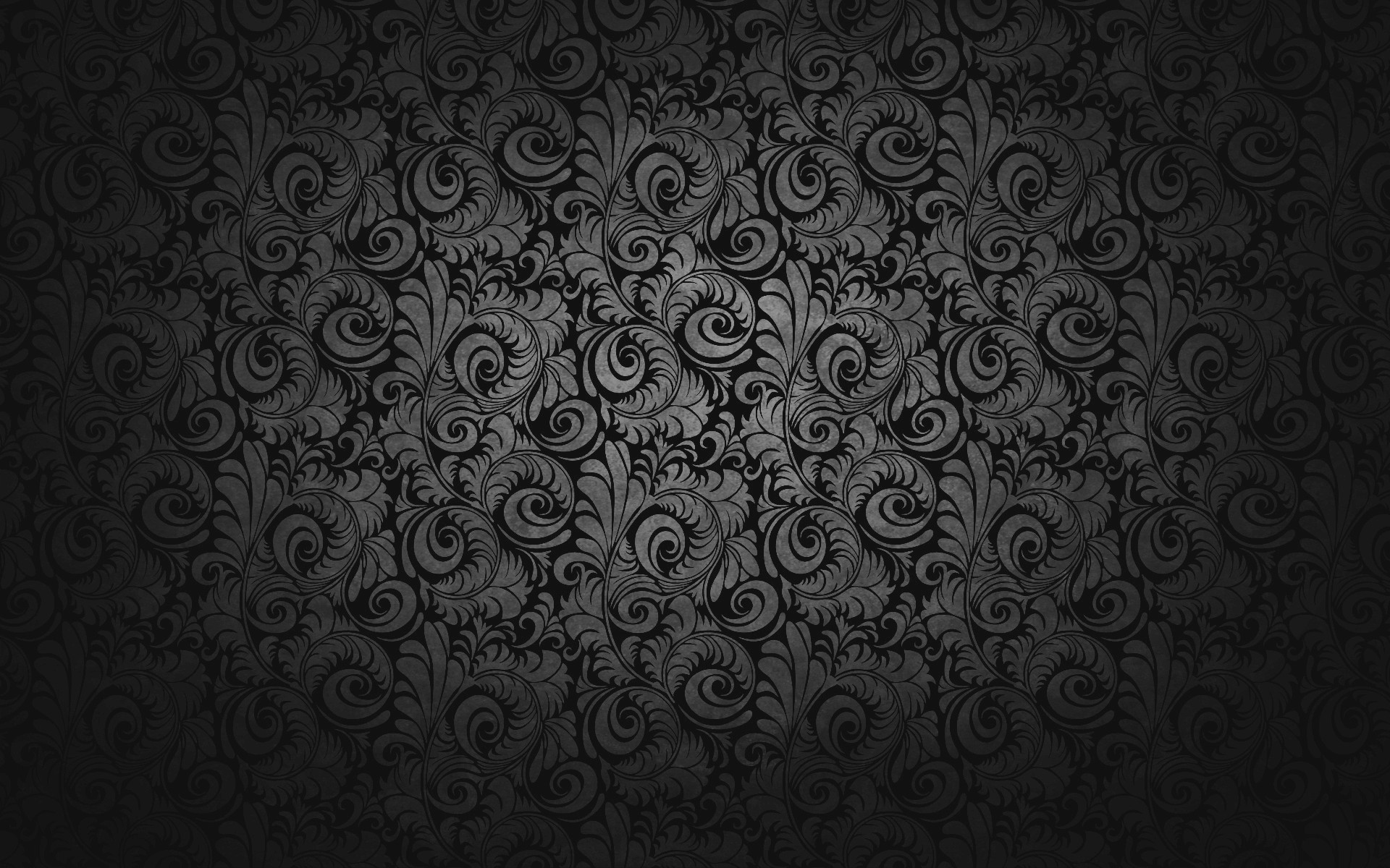 dark floral vector art pattern HD Wallpaper