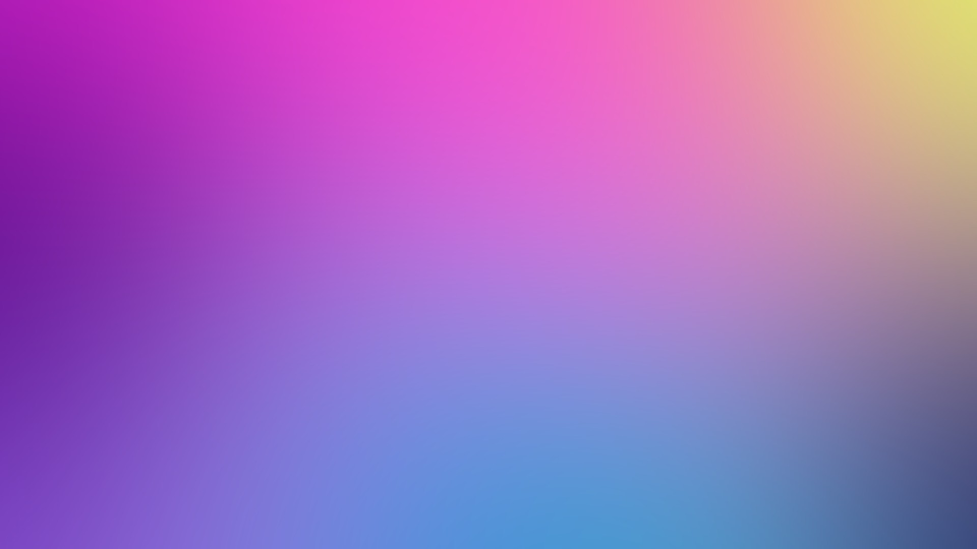 Blurred gradient with pink, purple, blue, and yellow colors HD Wallpaper