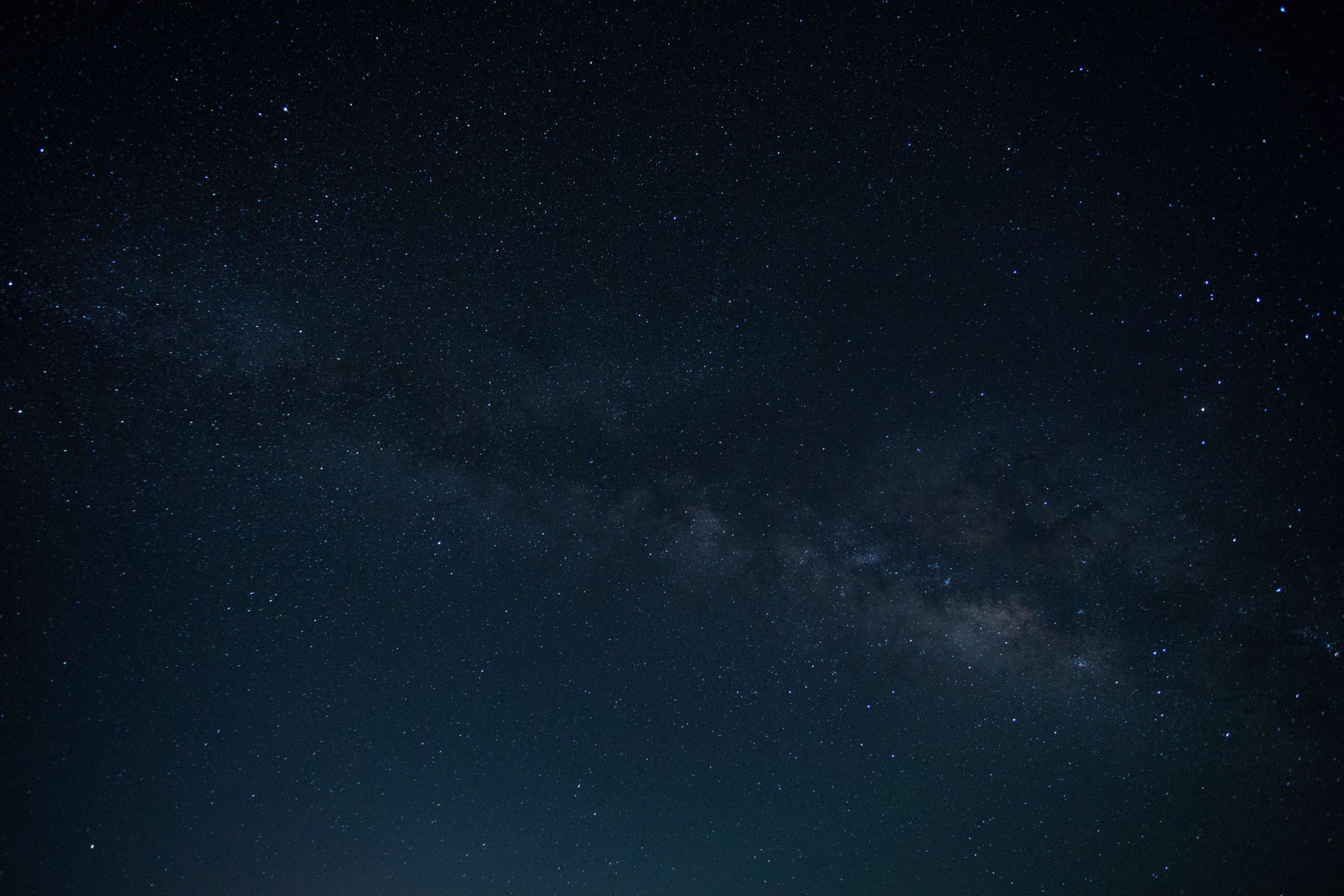 Starry night sky with the Milky Way galaxy HD Wallpaper
