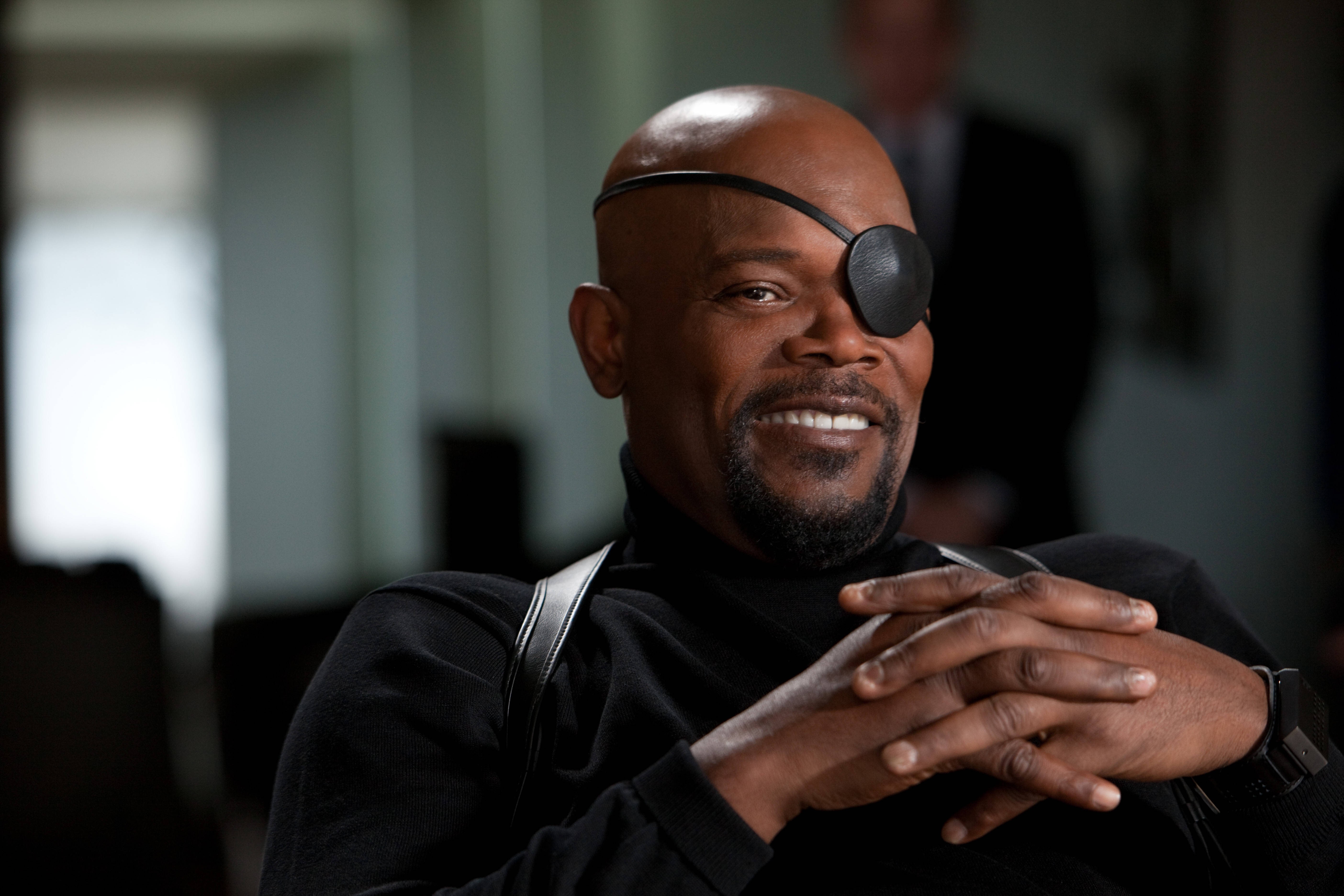 Samuel L. Jackson as Nick Fury HD Wallpaper