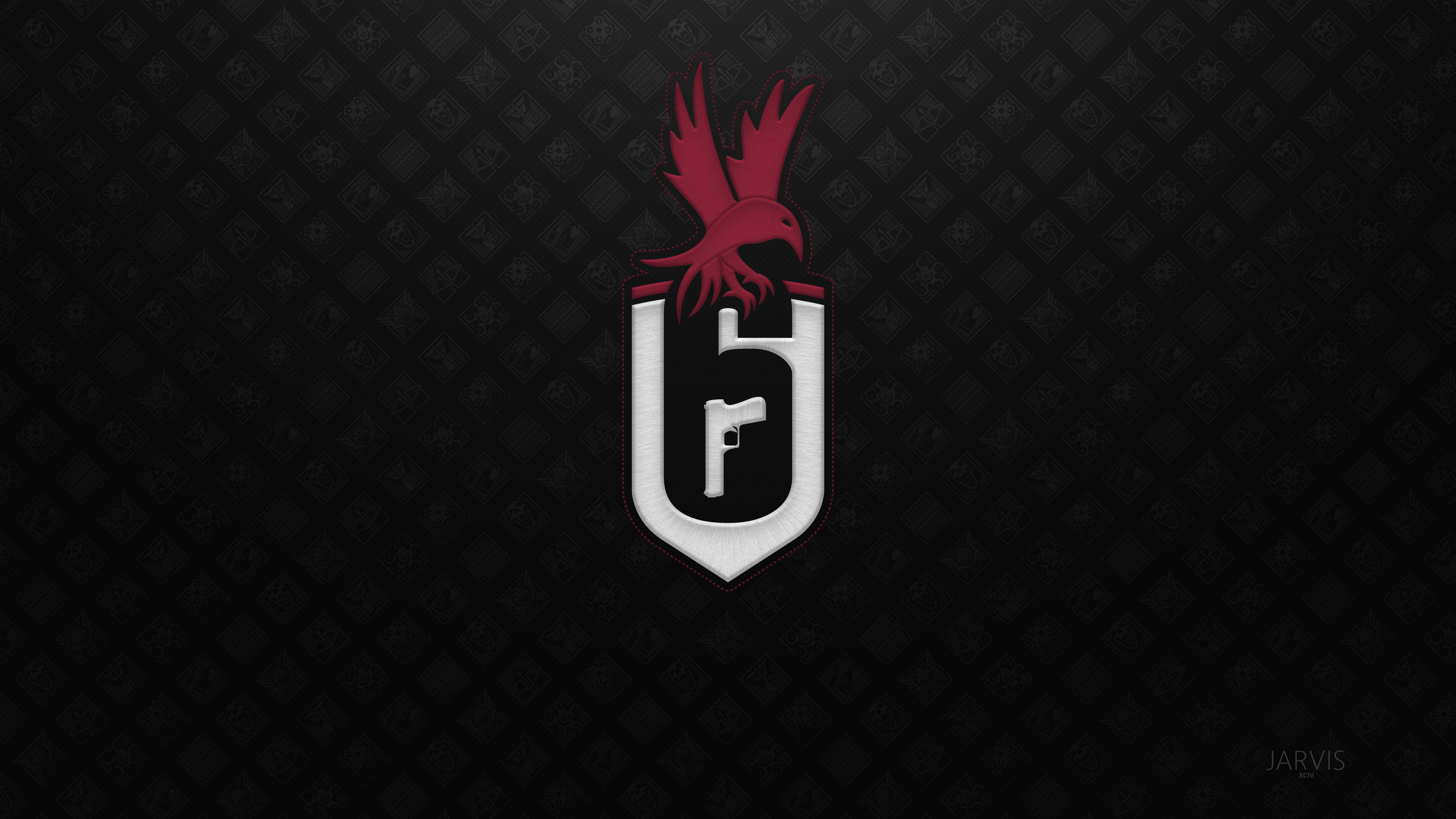 Tom Clancy's Rainbow Six Siege logo HD Wallpaper