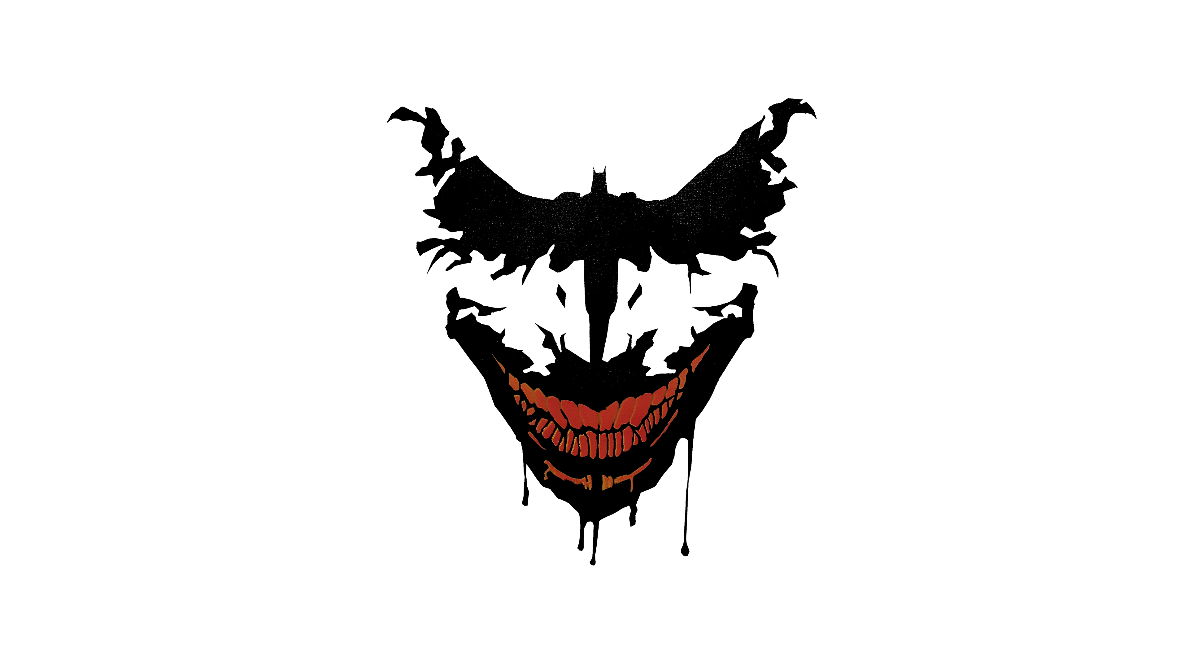 Joker and Batman artwork HD Wallpaper