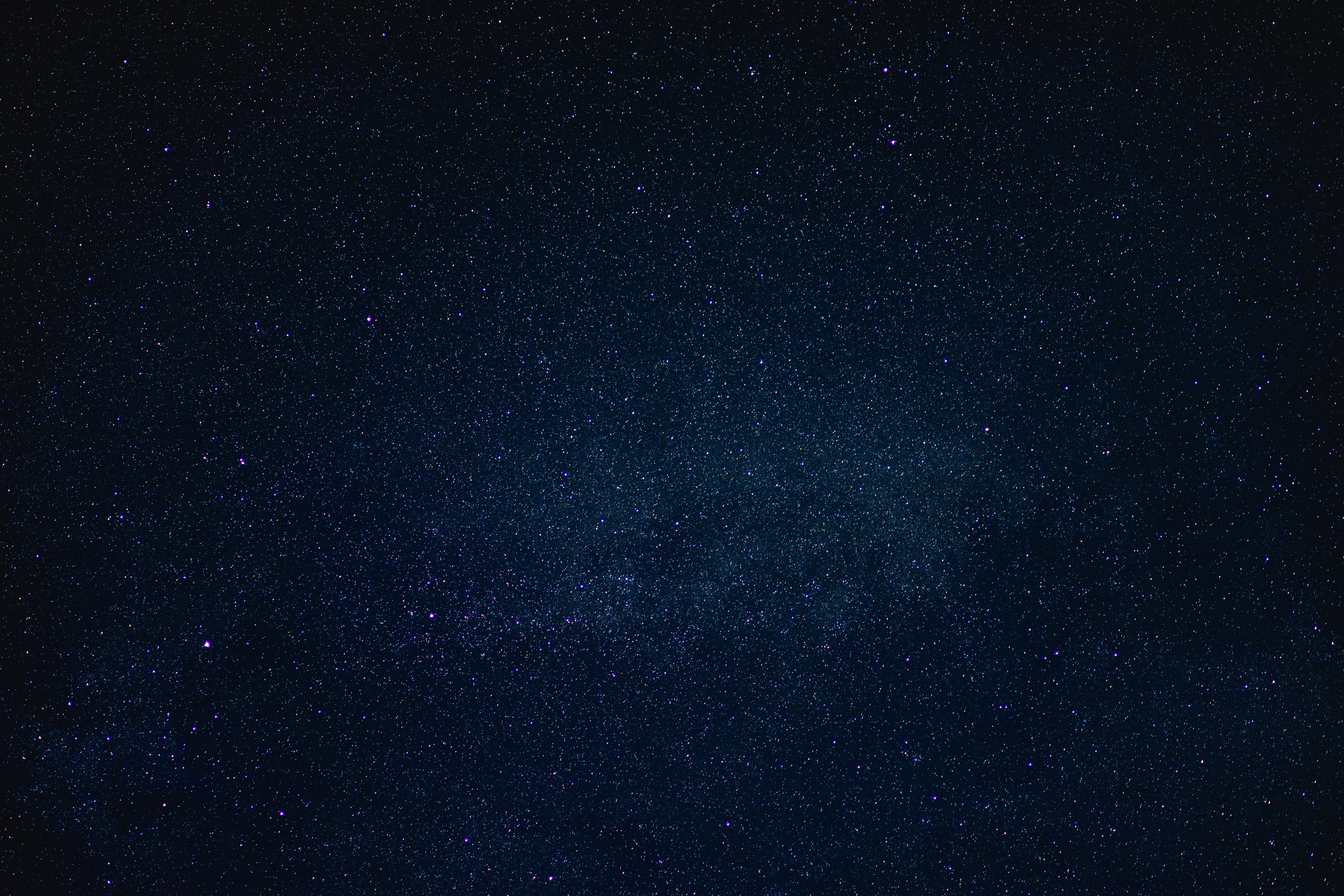 Starry night sky 4K HD Wallpaper