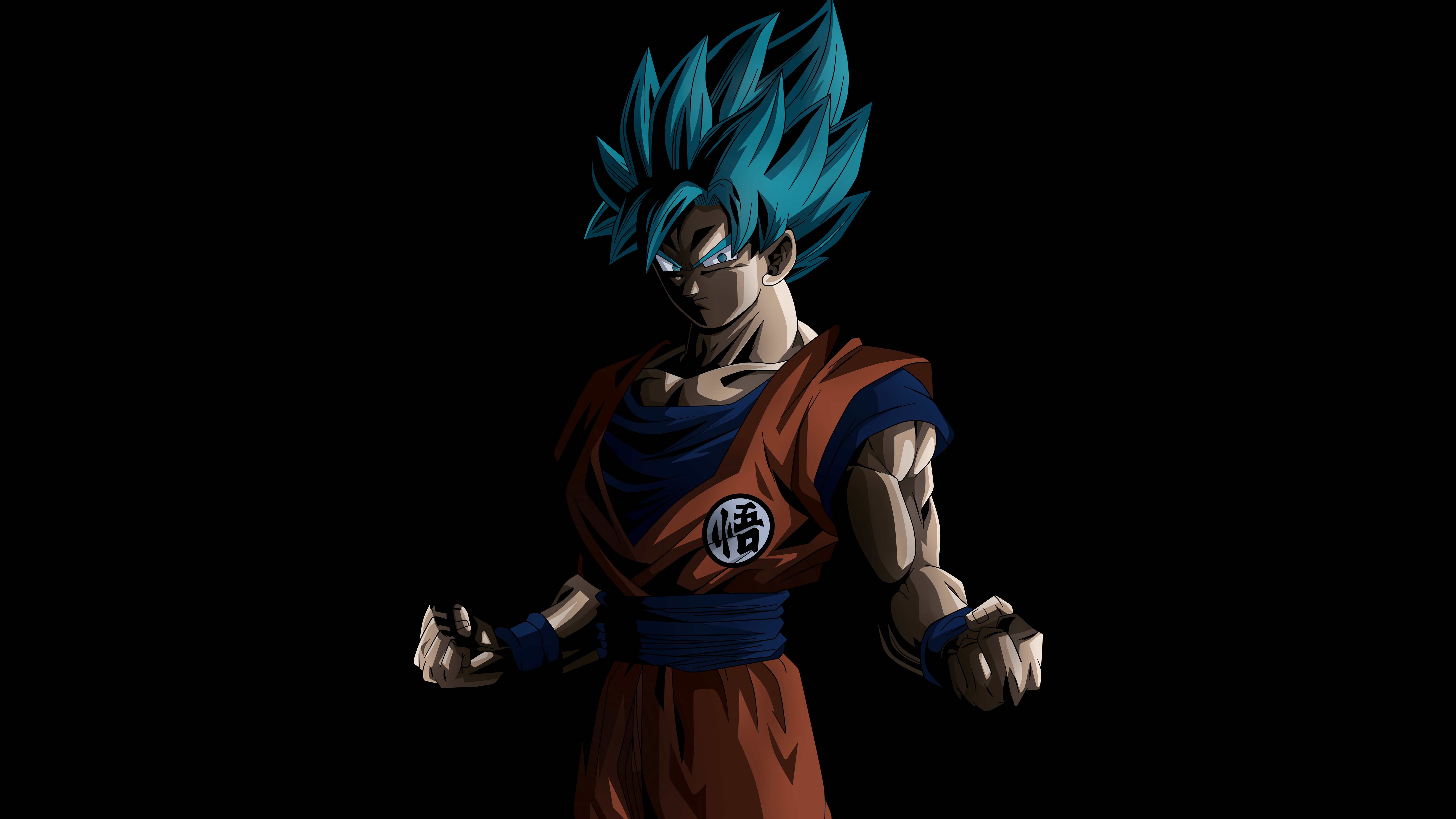 Goku from Dragon Ball Super Saiyan Blue HD Wallpaper