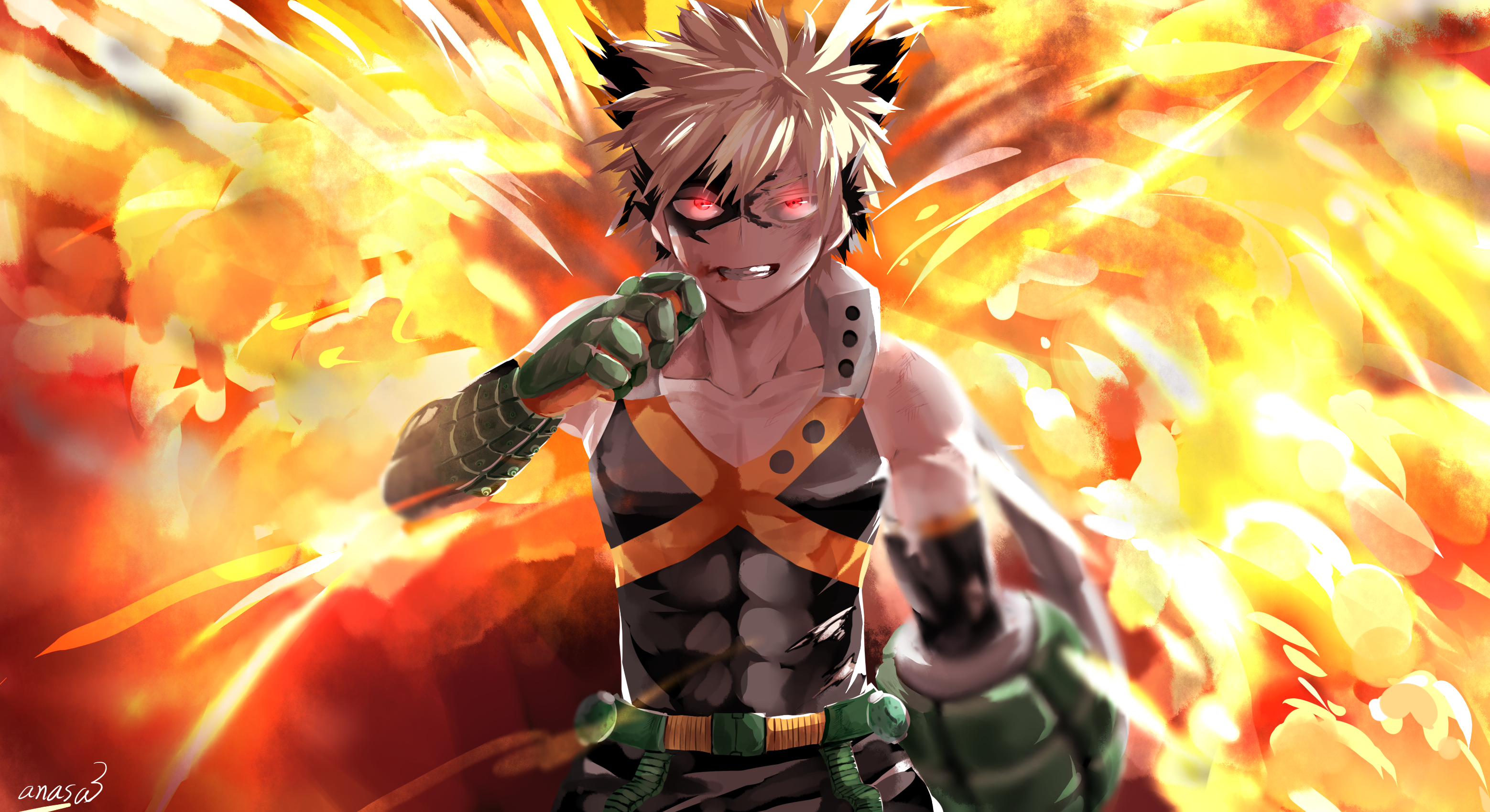 Katsuki Bakugou from My Hero Academia HD Wallpaper