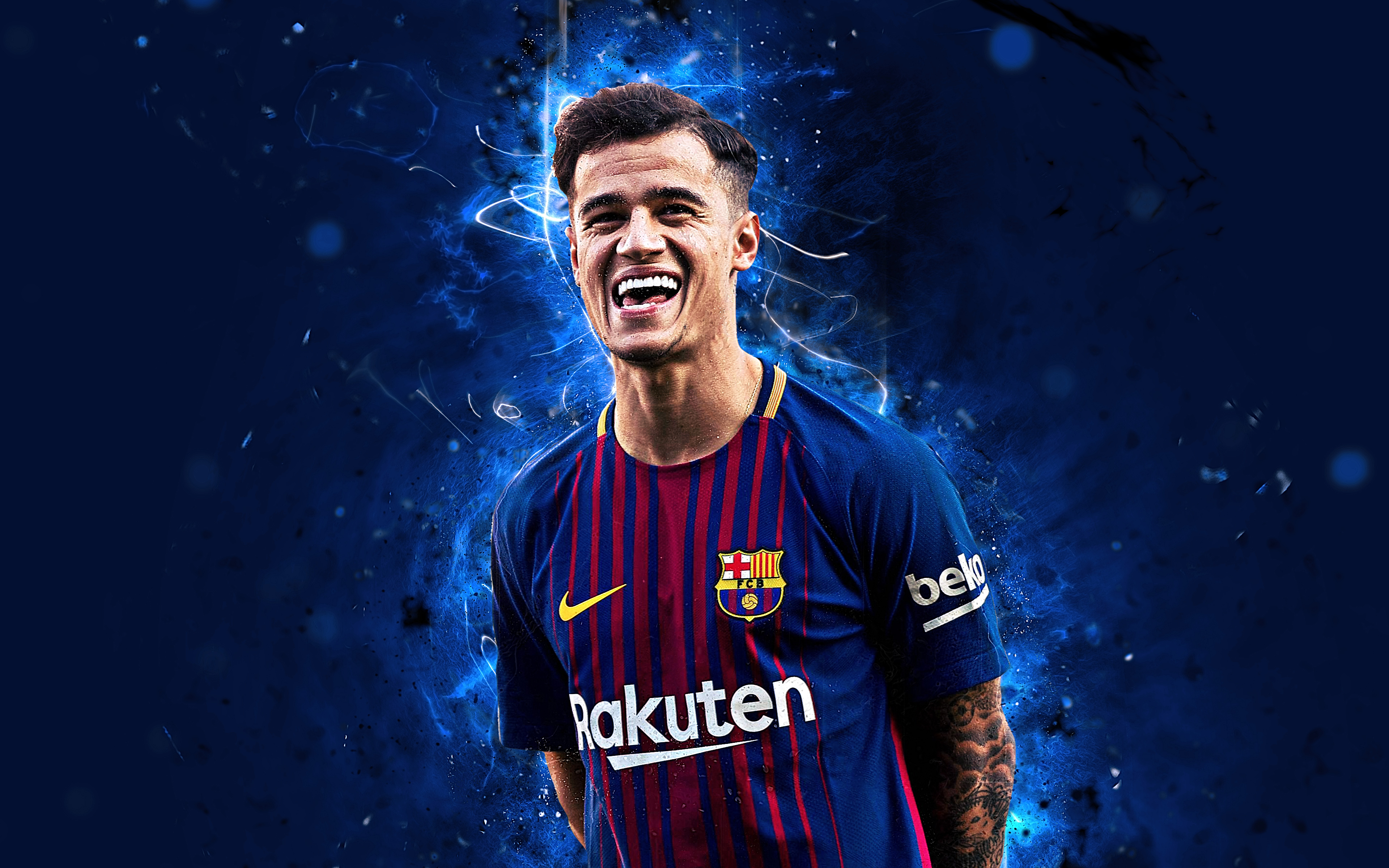 Philippe Coutinho from FC Barcelona HD Wallpaper