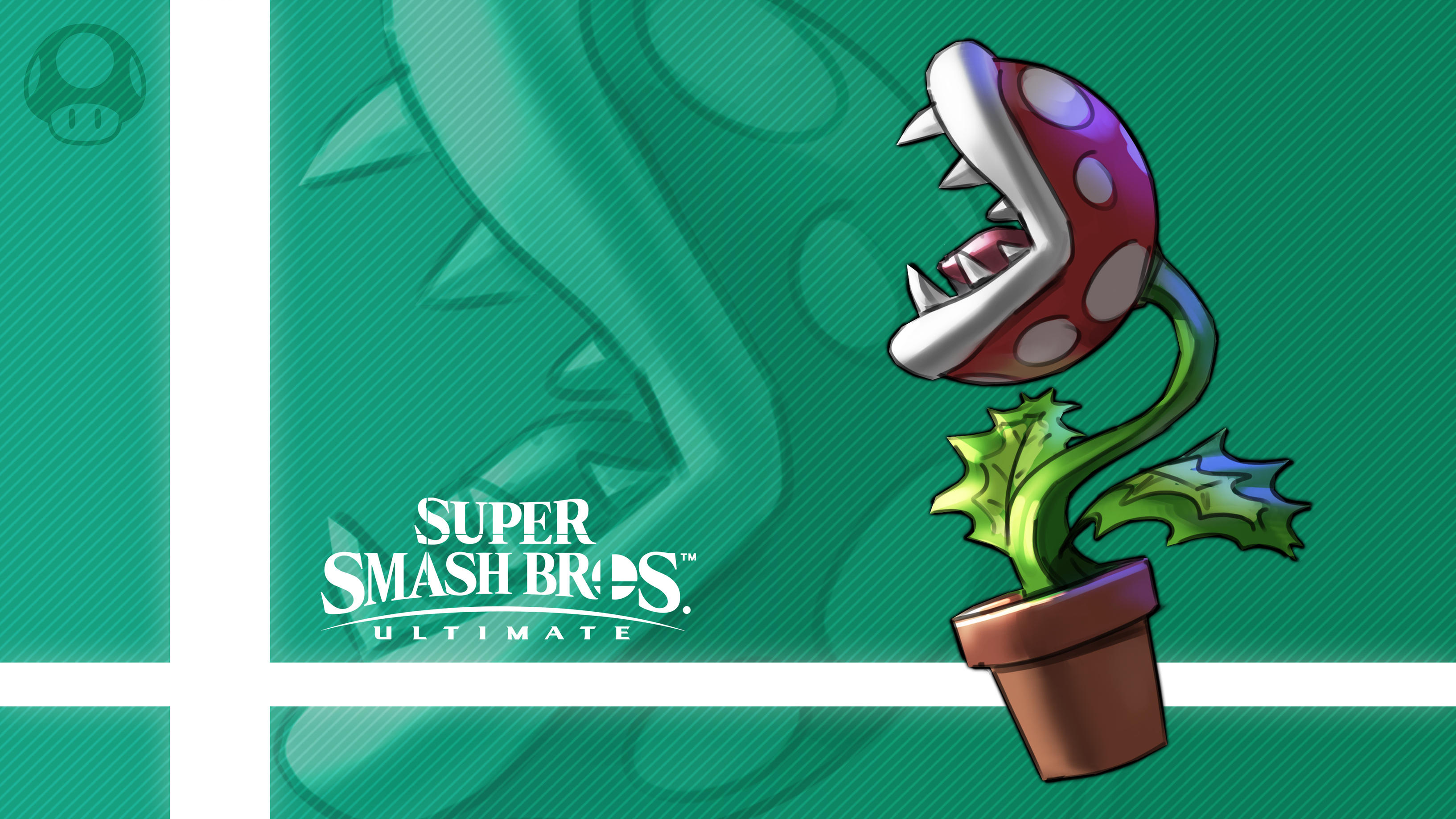 Piranha Plant from Super Smash Bros. Ultimate HD Wallpaper