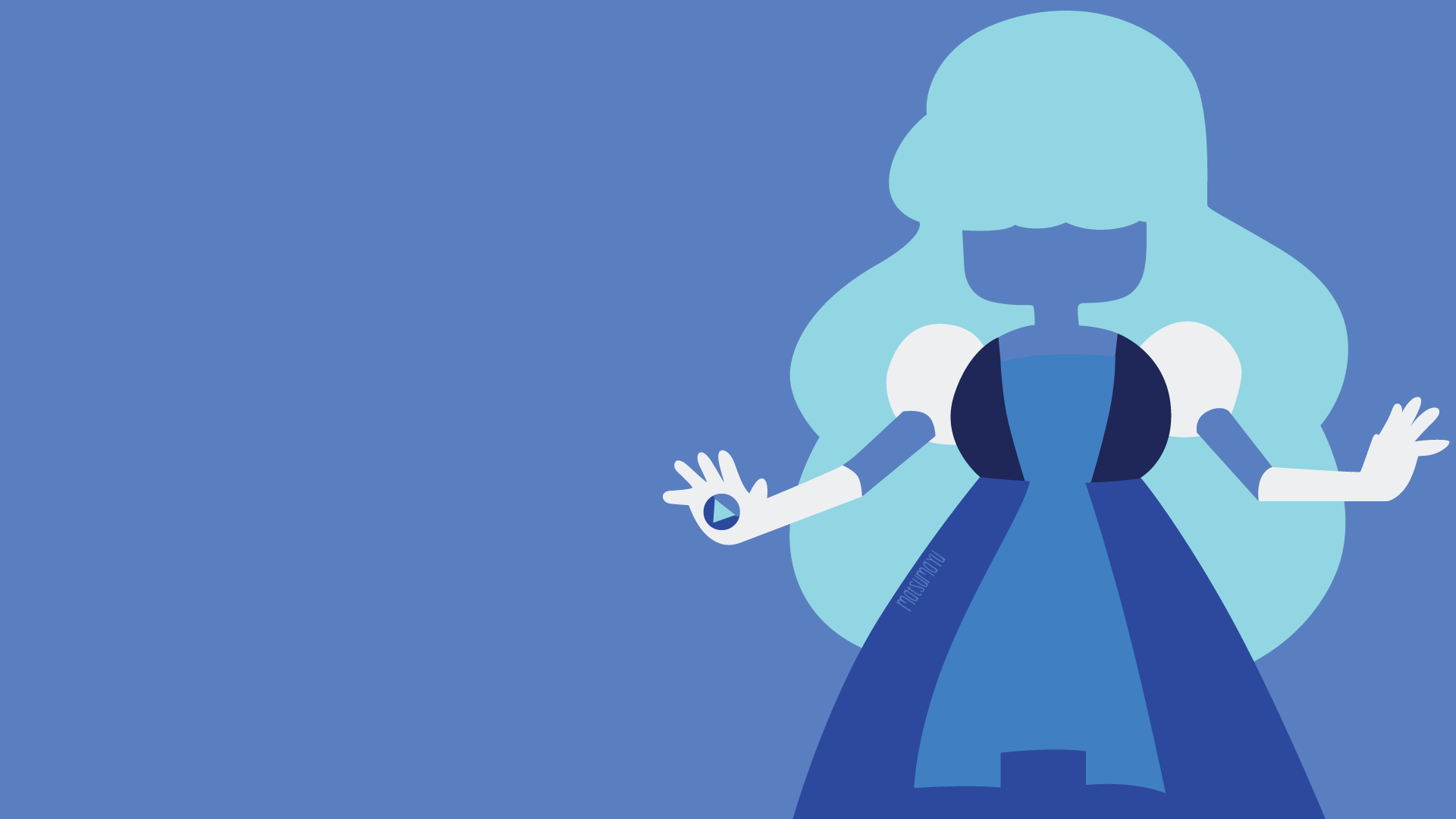 Sapphire from Steven Universe HD Wallpaper