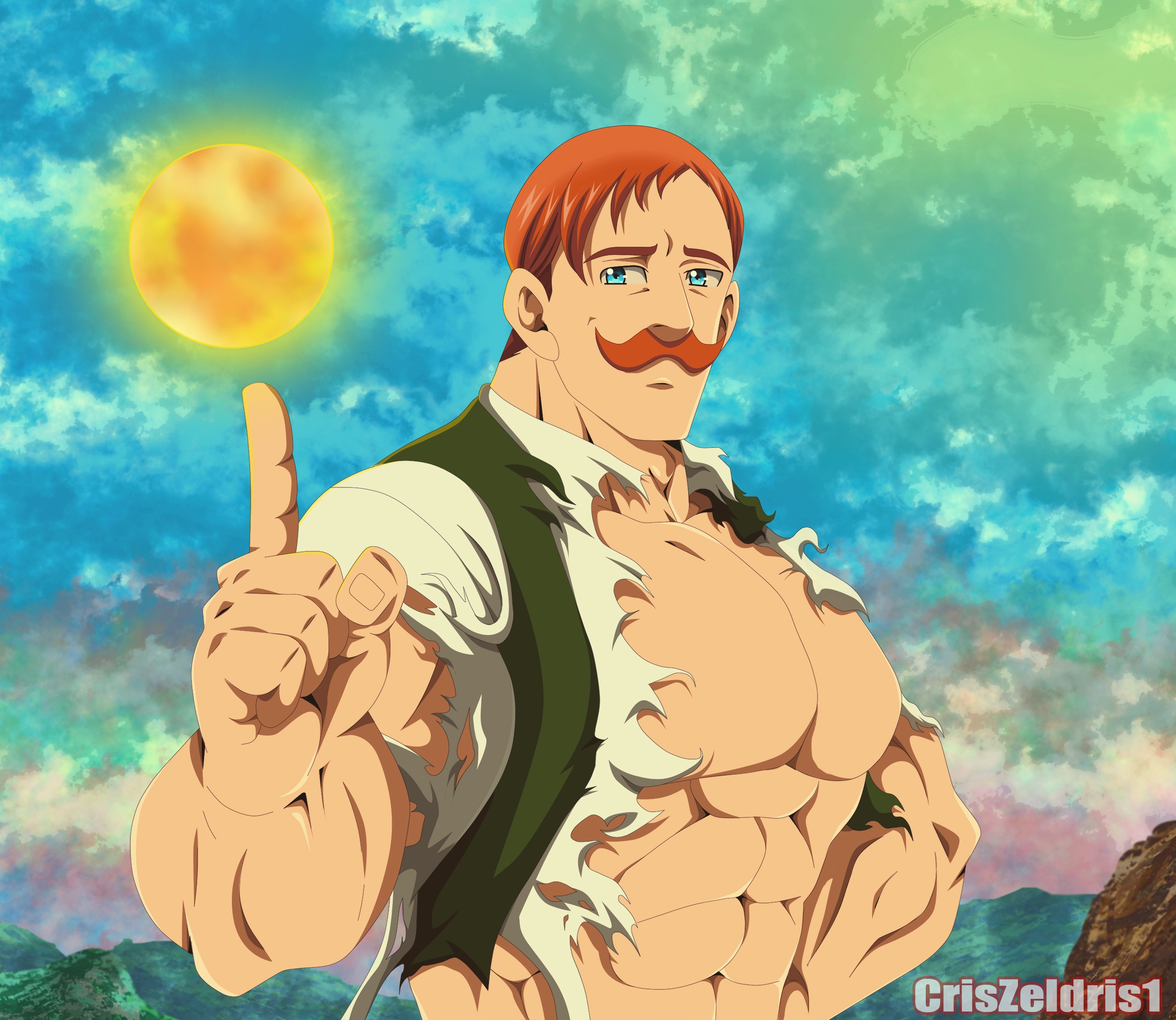 Escanor from The Seven Deadly Sins HD Wallpaper