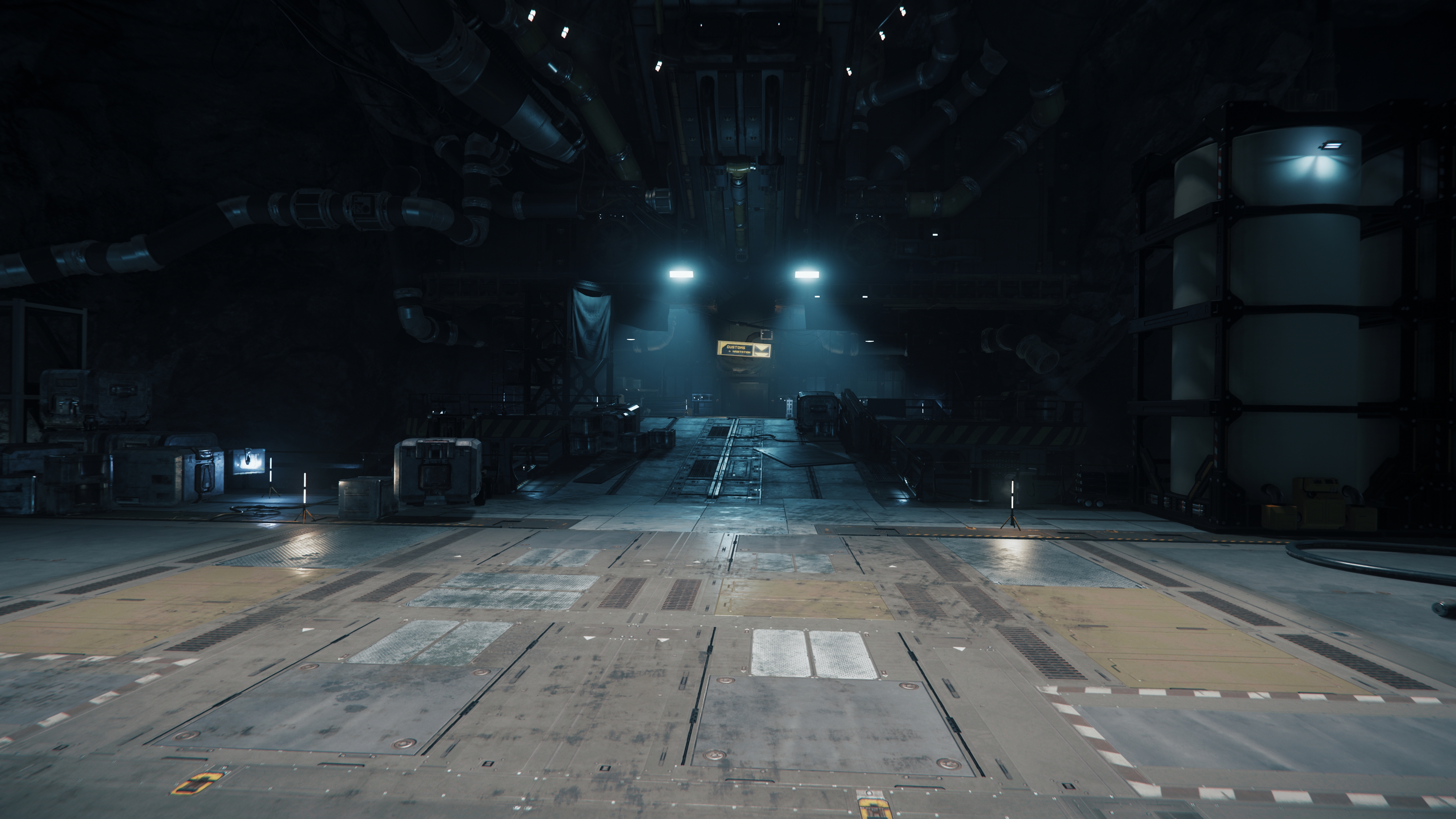 Star Citizen Levski Hangar 4K HD Wallpaper
