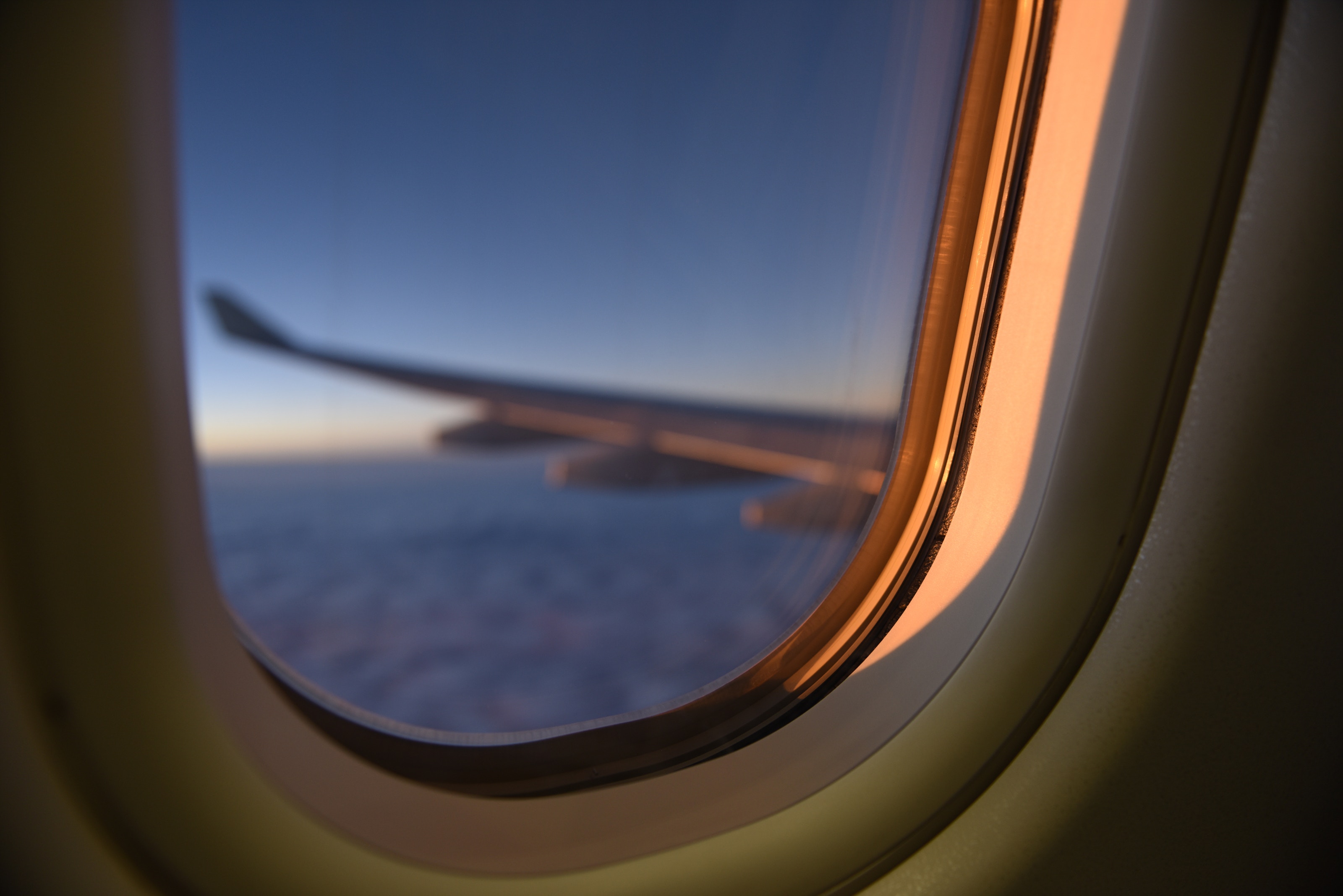 View From Airplane Window View From Airplane Window