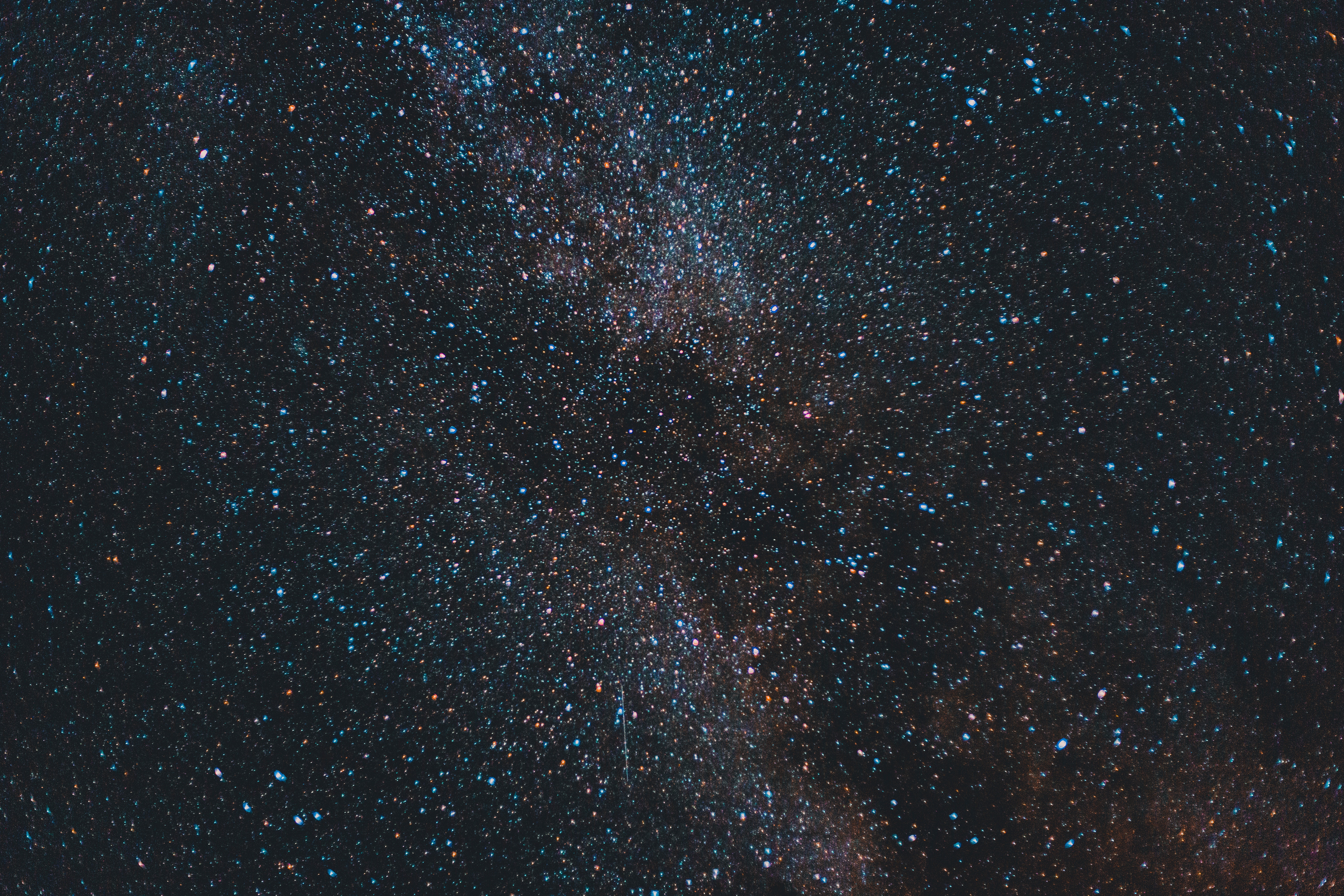 Night sky with the Milky Way and stars HD Wallpaper