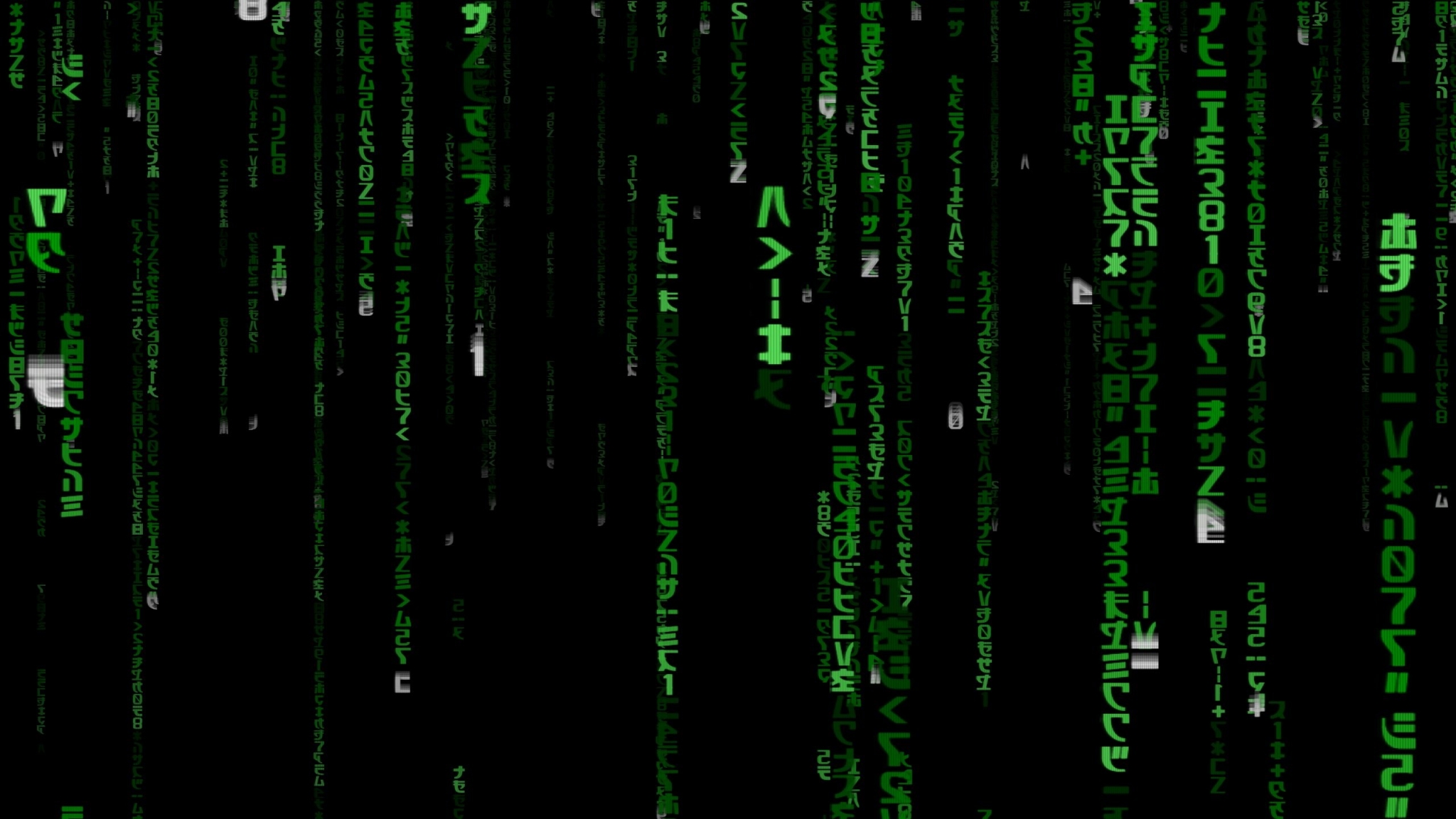 Matrix digital rain HD Wallpaper