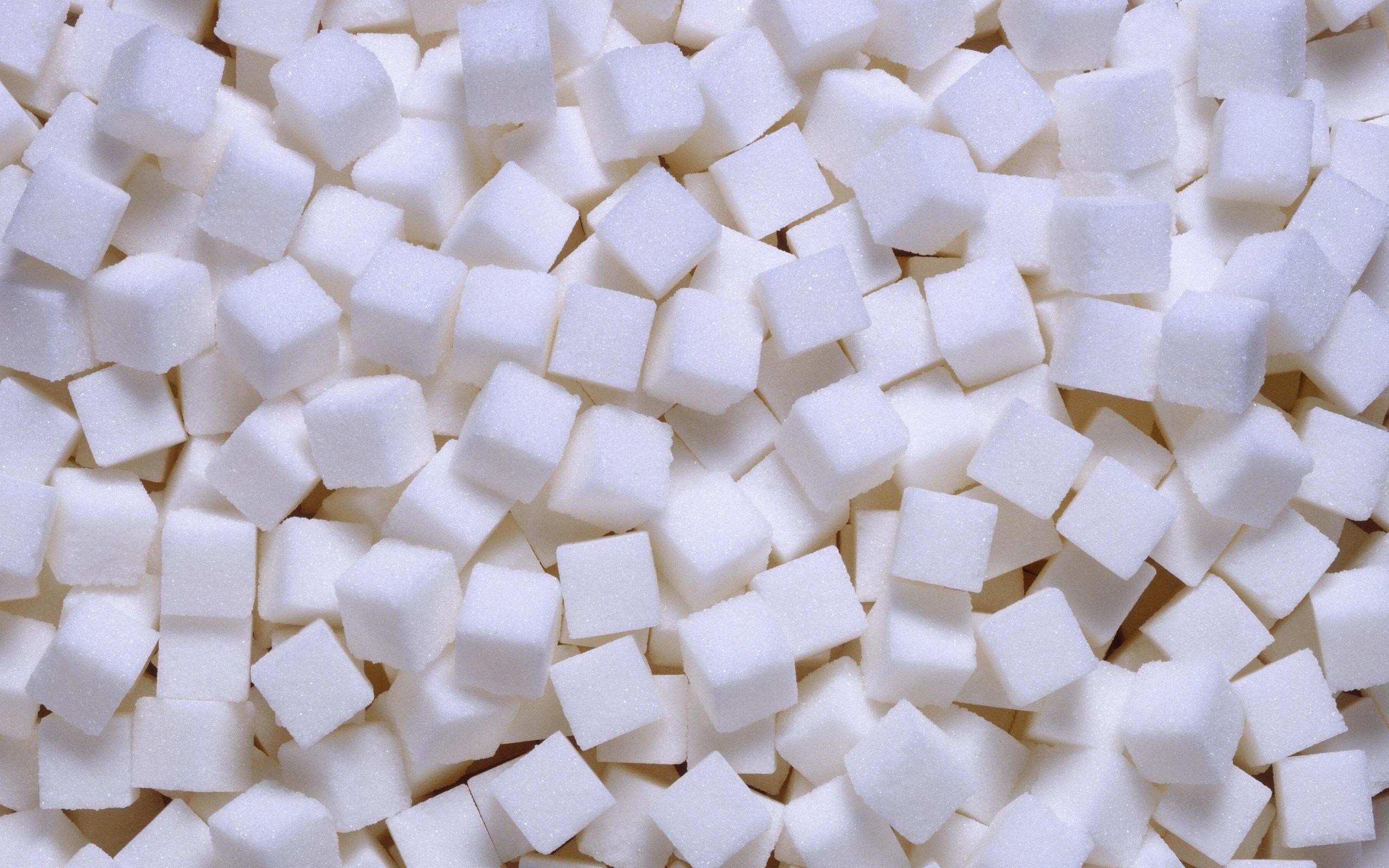 Pile of sugar cubes HD Wallpaper