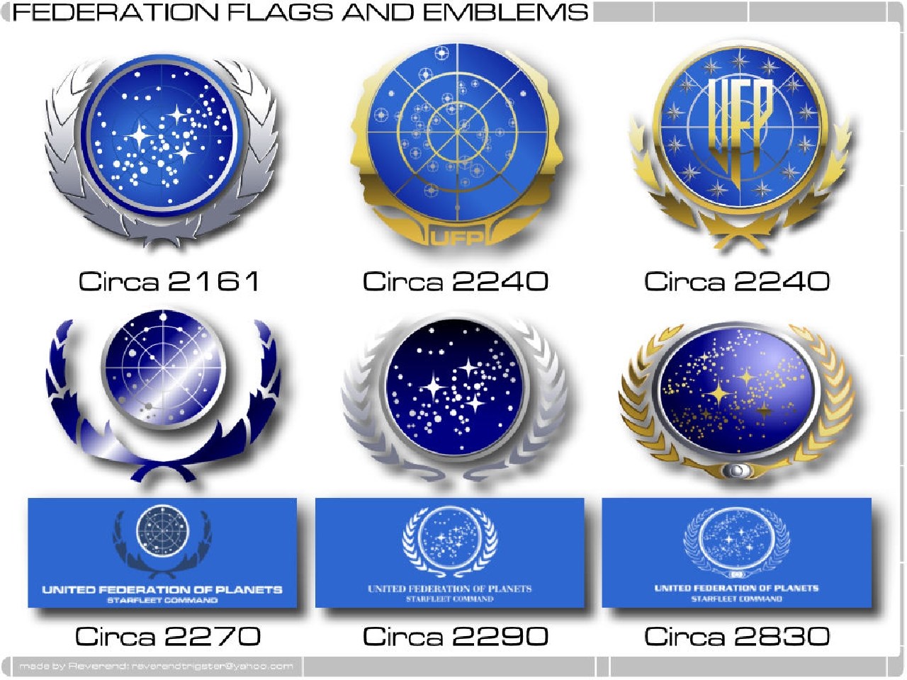 Federation Flags and Emblems from Star Trek HD Wallpaper