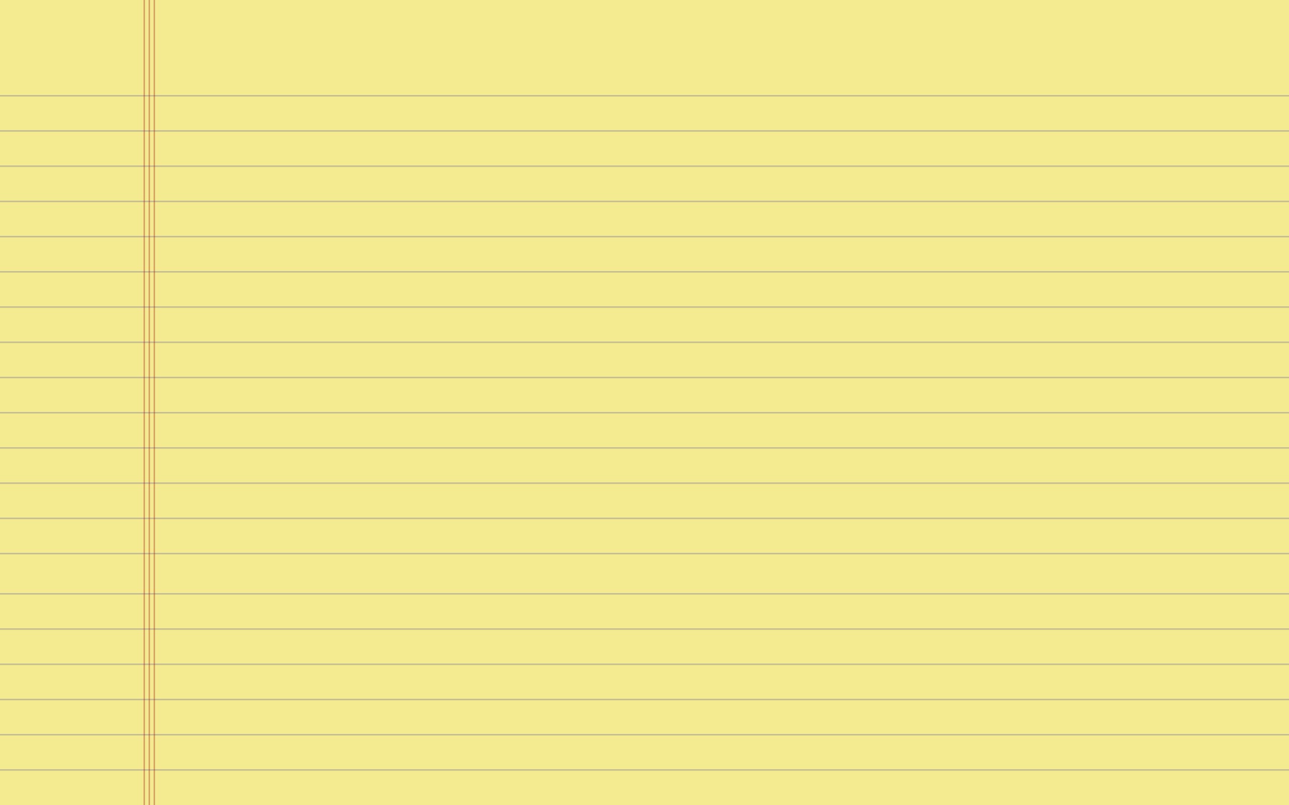 Yellow Lined Paper HD Wallpaper