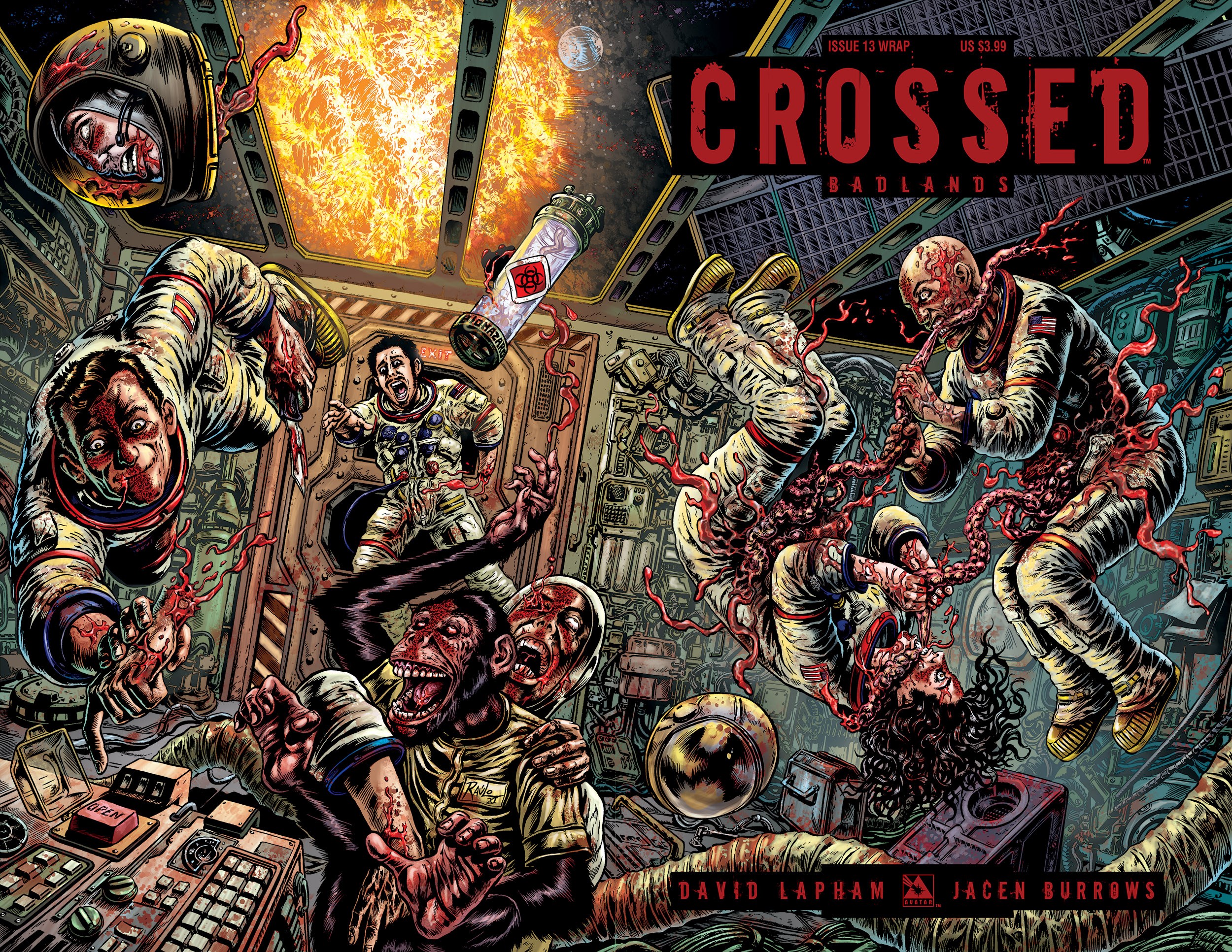 Crossed Badlands Issue 13 Wrap by David Lapham and Jacen Burrows HD Wallpaper