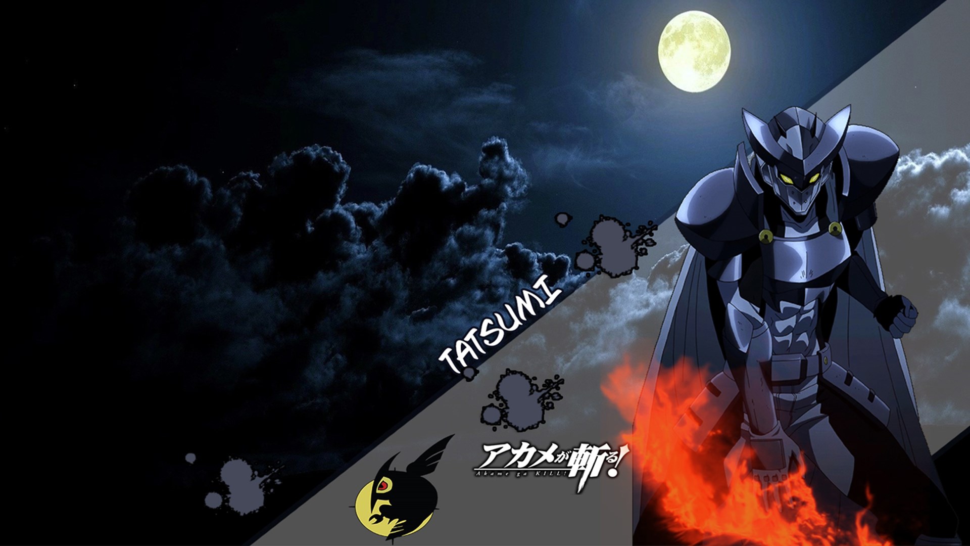 Tatsumi from Akame ga Kill! with fire HD Wallpaper