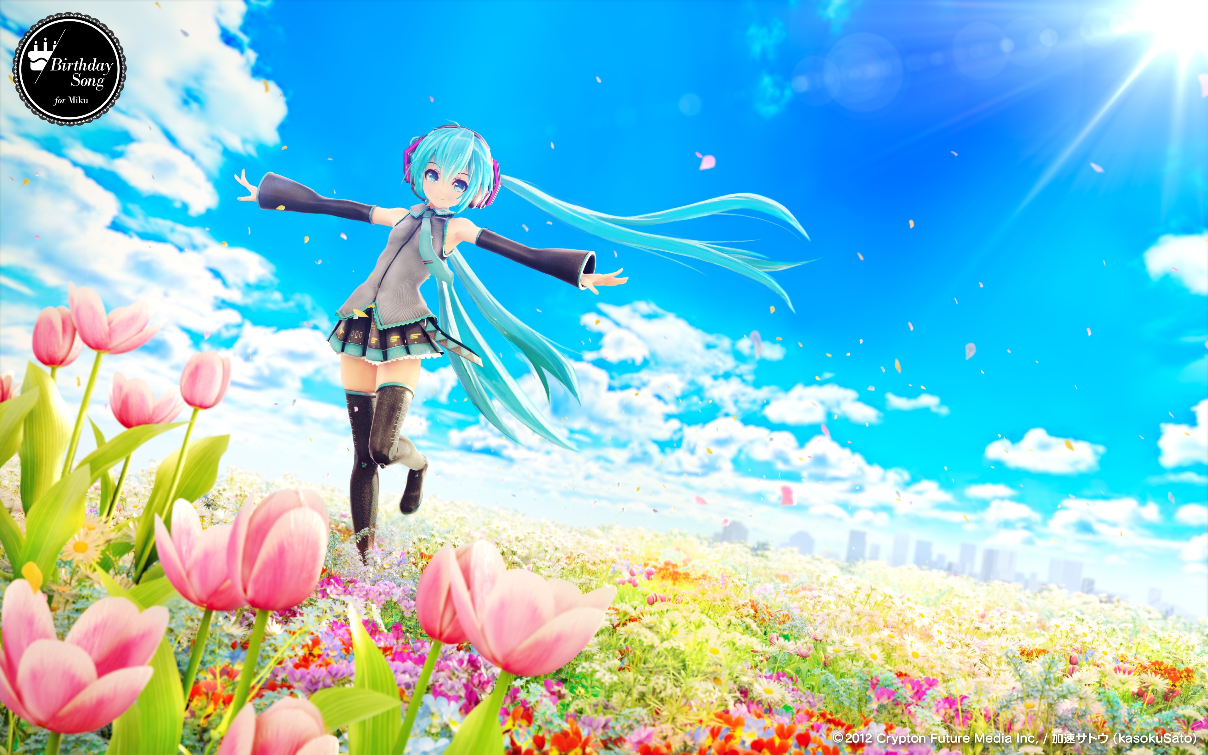 Hatsune Miku 4K HD Wallpaper