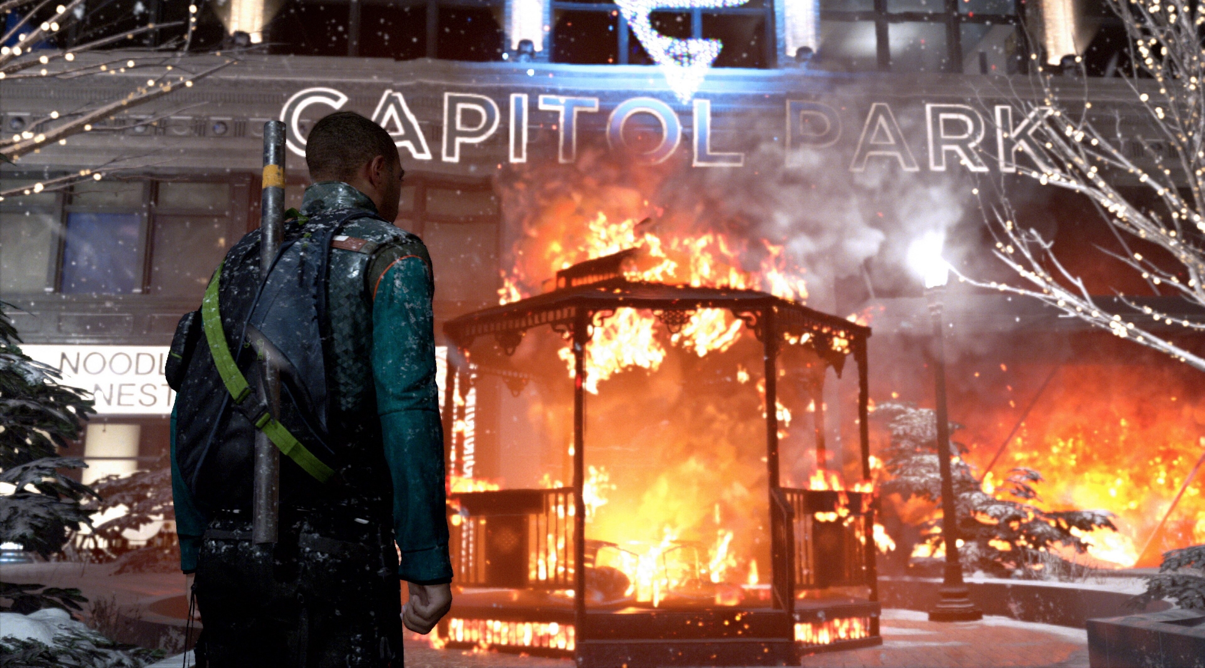Connor from Detroit: Become Human in Capitol Park 4K HD Wallpaper