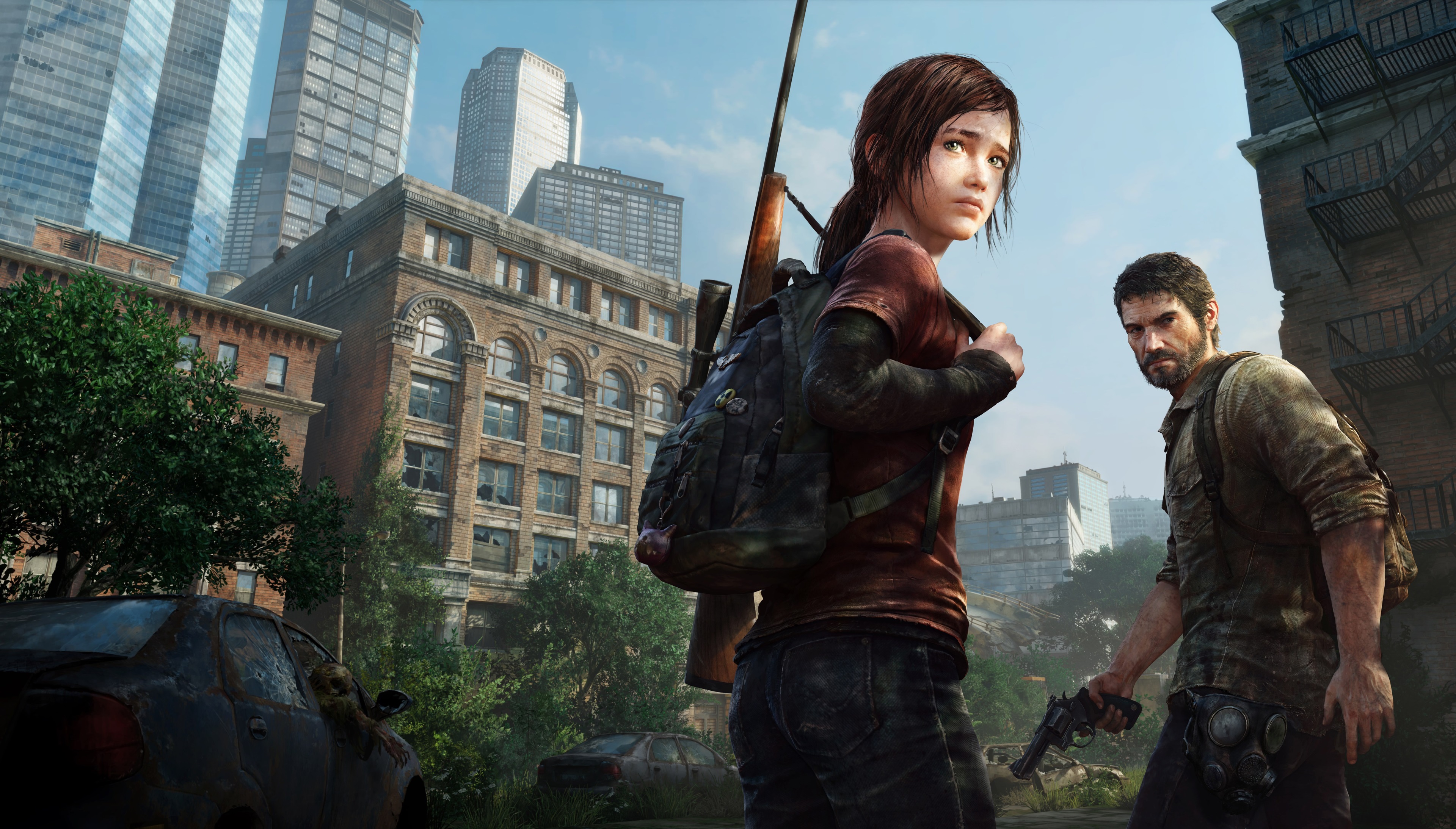 Ellie and Joel from The Last of Us 4K HD Wallpaper