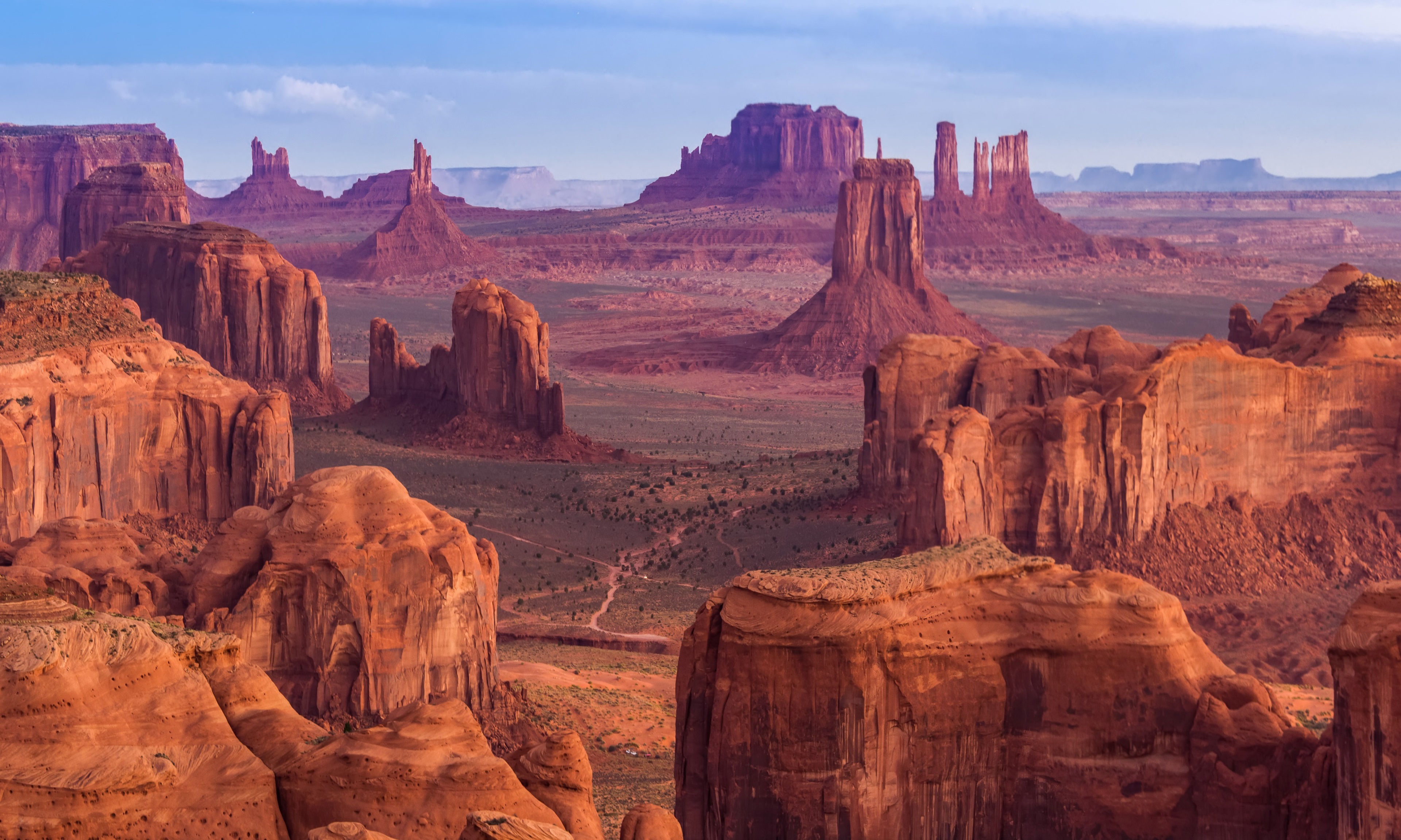 Monument Valley 4K Landscape HD Wallpaper