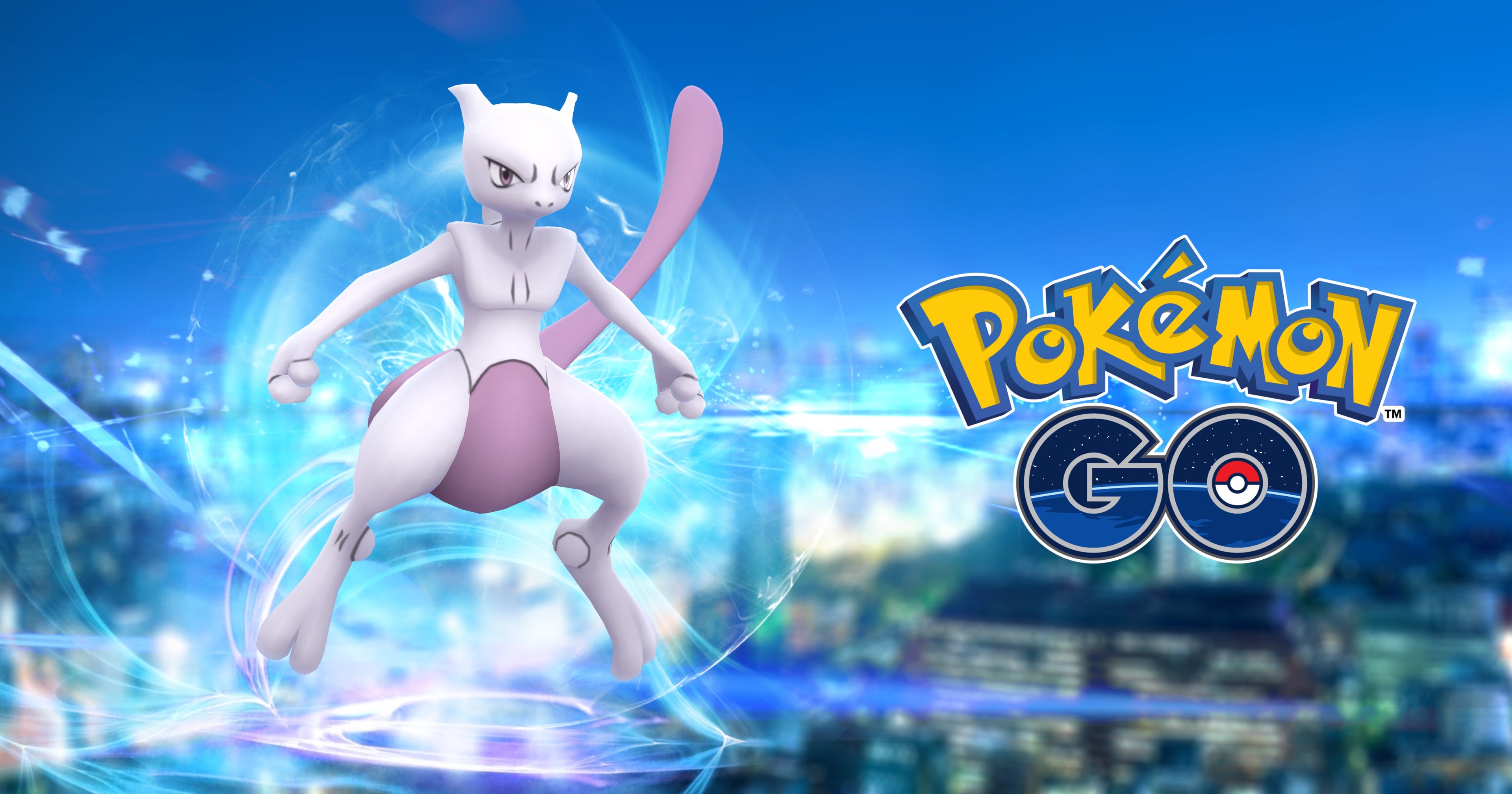 Mewtwo from Pokemon Go 4K HD Wallpaper