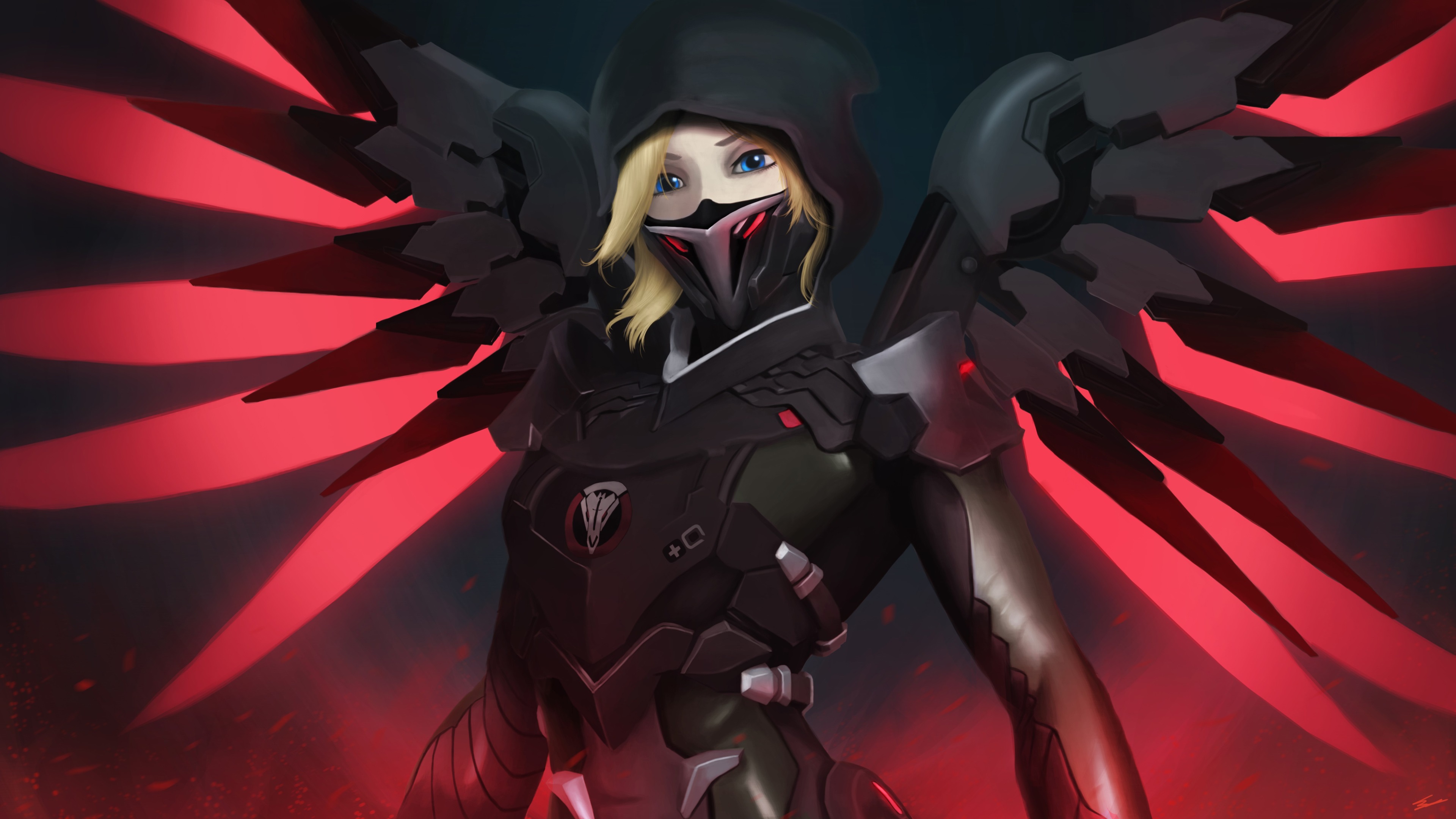Mercy from Overwatch 4K HD Wallpaper