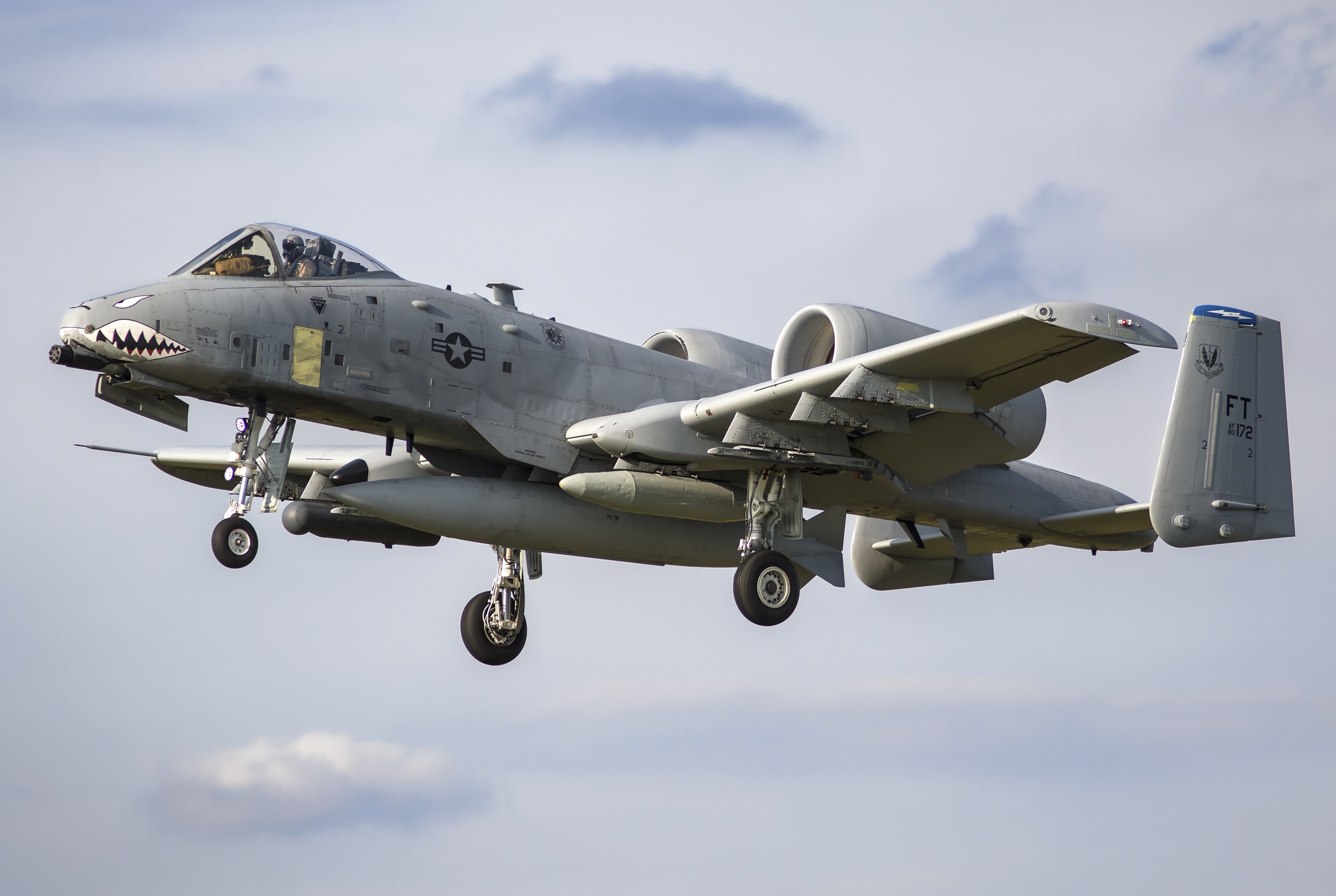 Fairchild Republic A-10 Thunderbolt II in flight HD Wallpaper