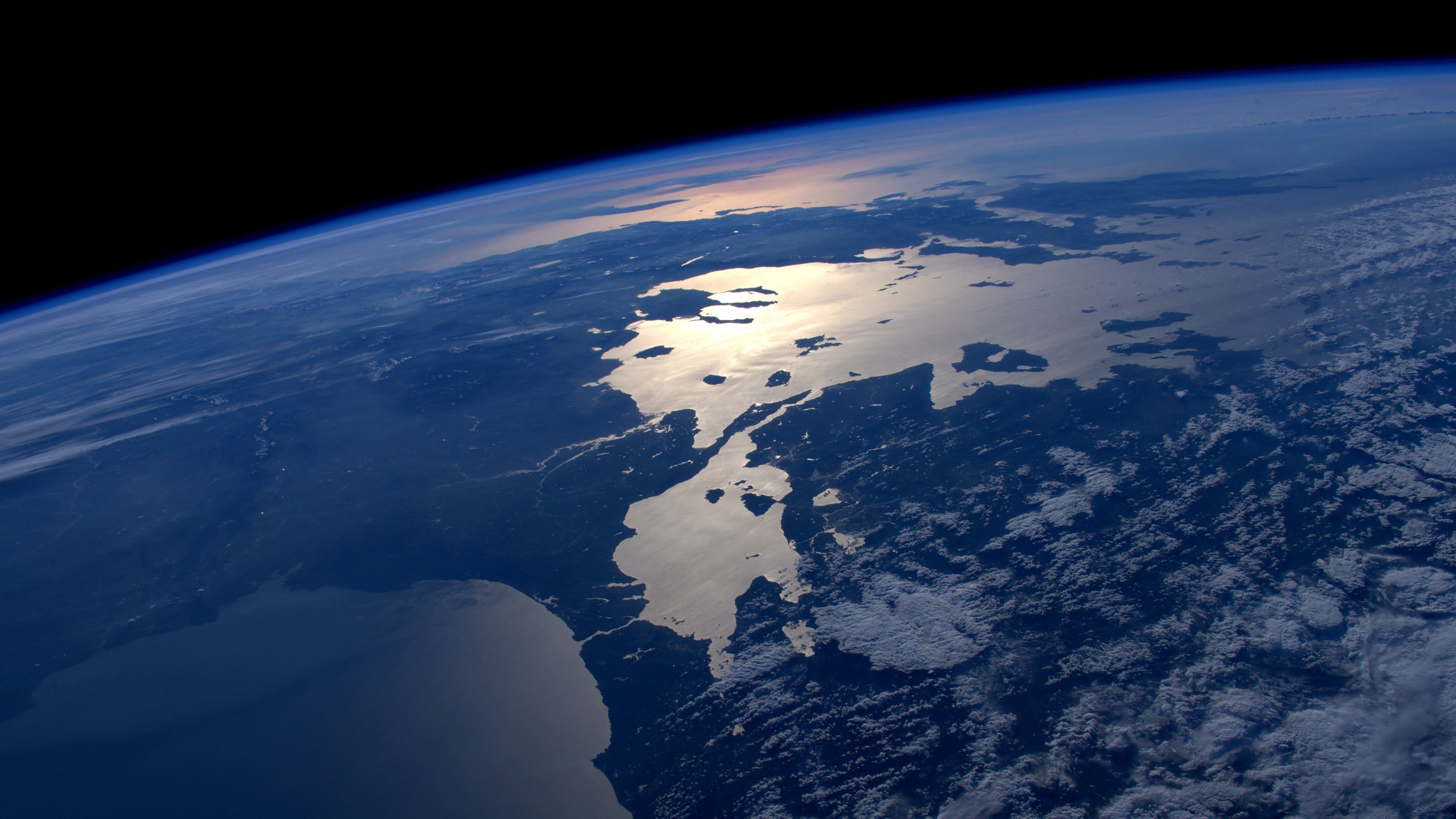 Earth View Showing Greece, Bulgaria, and Turkey HD Wallpaper