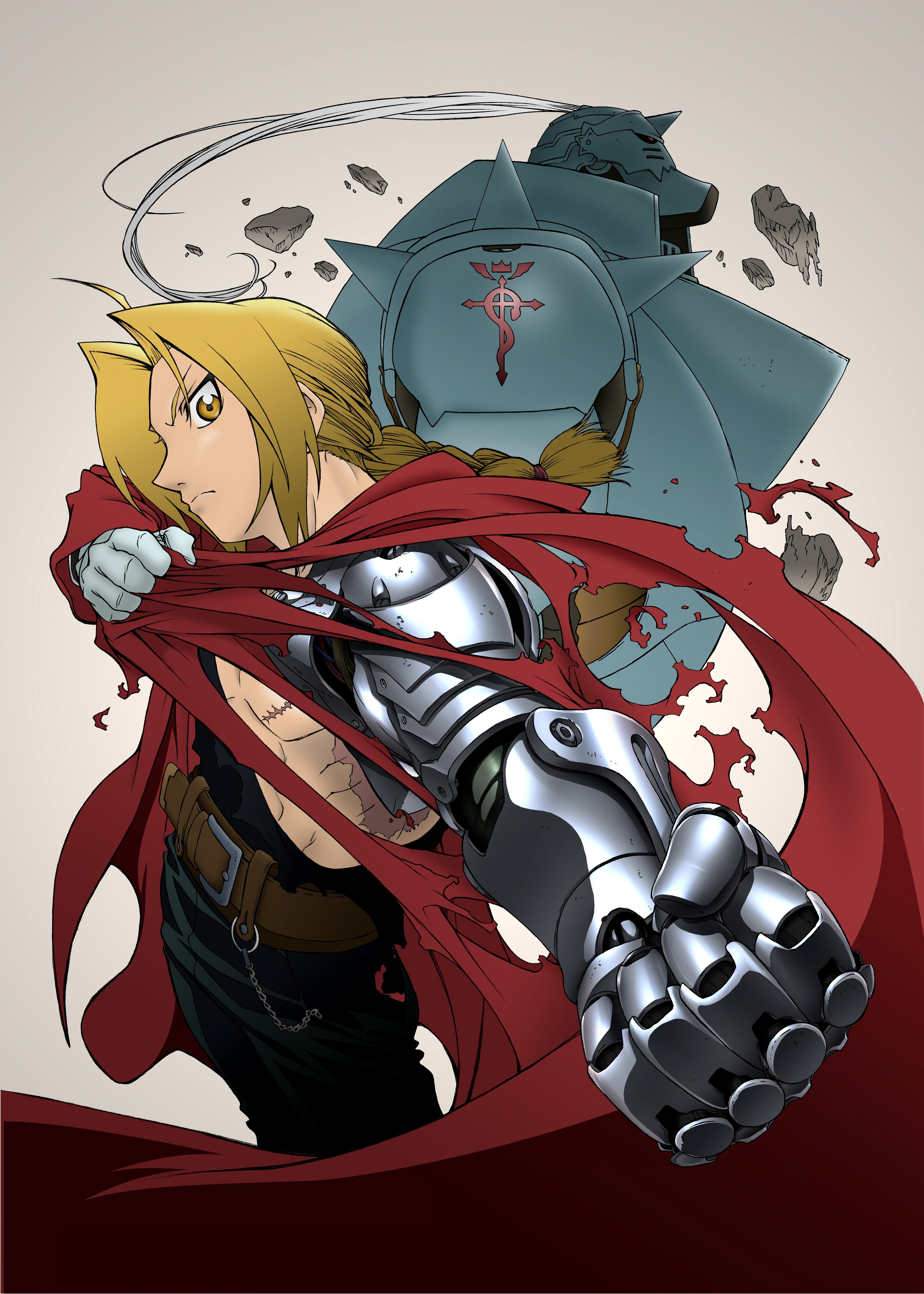 Edward and Alphonse Elric from Fullmetal Alchemist HD Wallpaper
