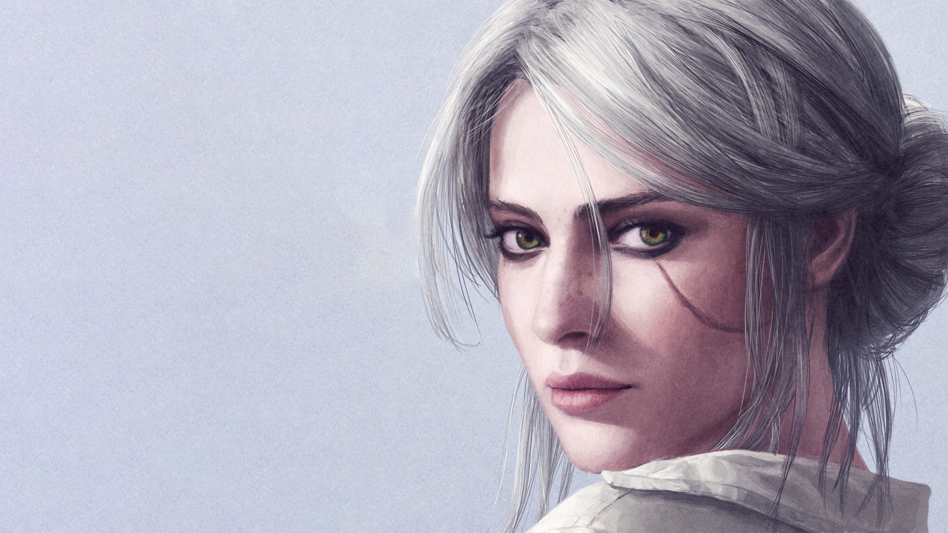 Ciri from The Witcher artwork HD Wallpaper