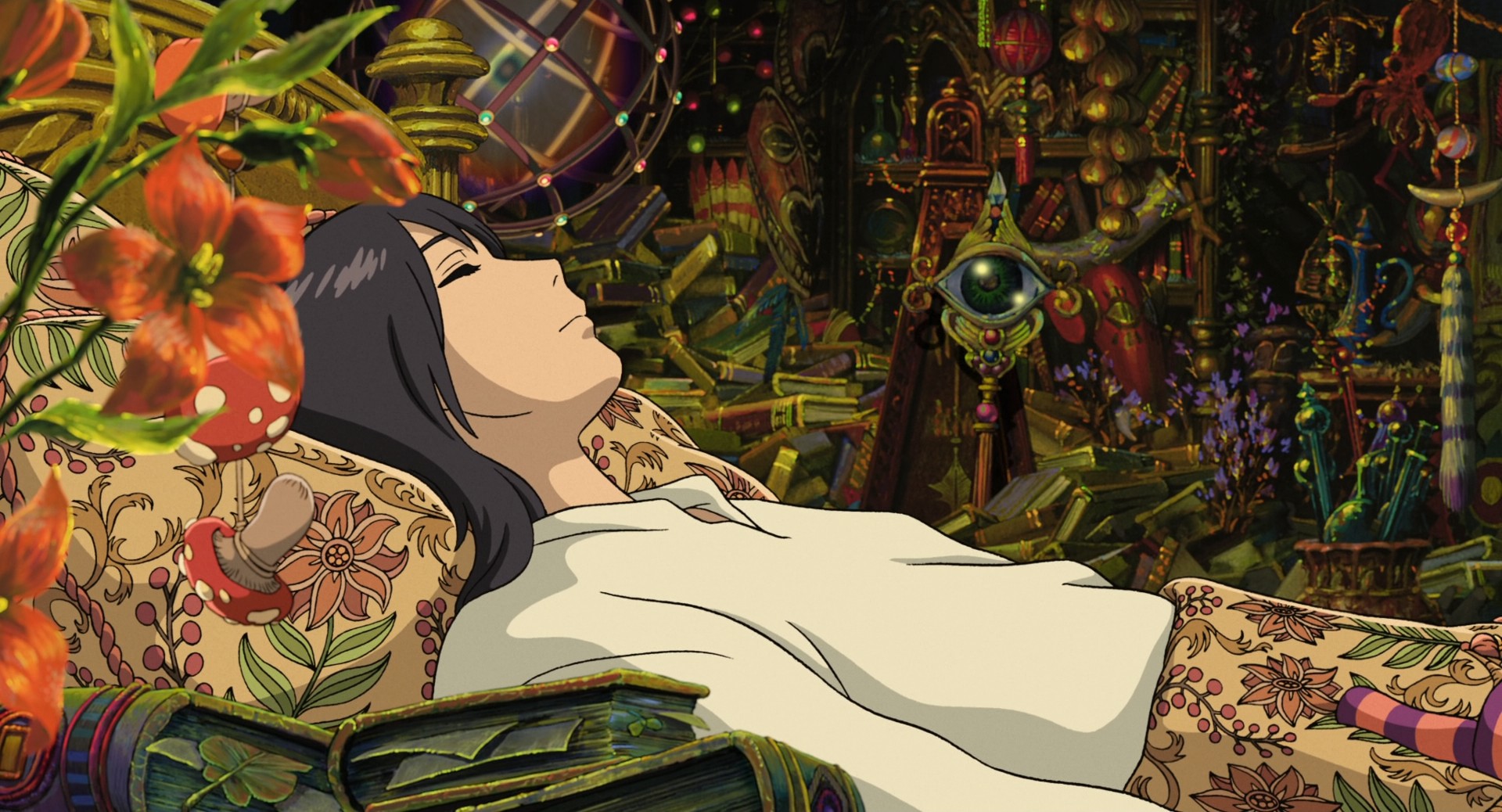 Sophie from Howl's Moving Castle sleeping HD Wallpaper
