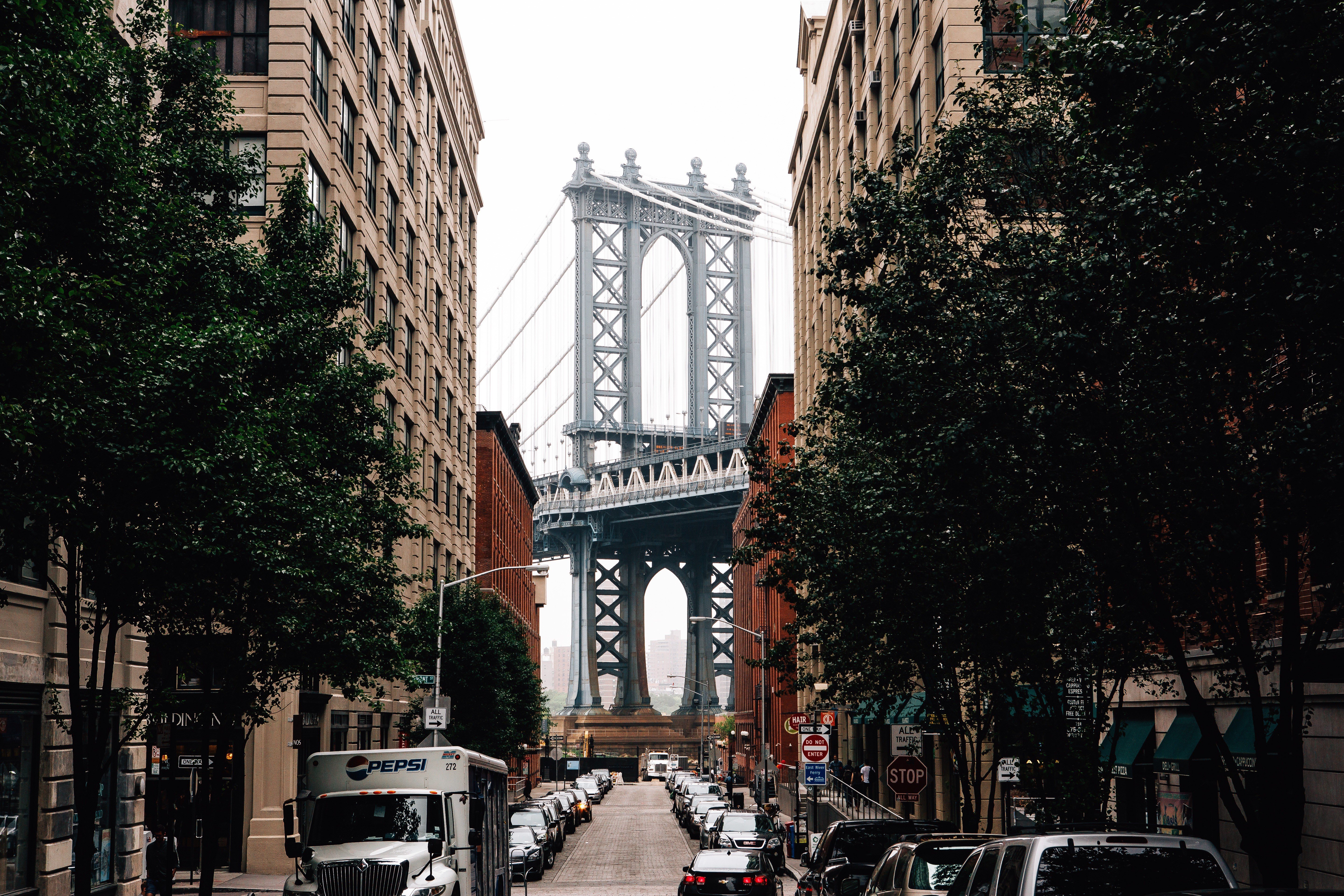 Manhattan Bridge, New York City HD Wallpaper