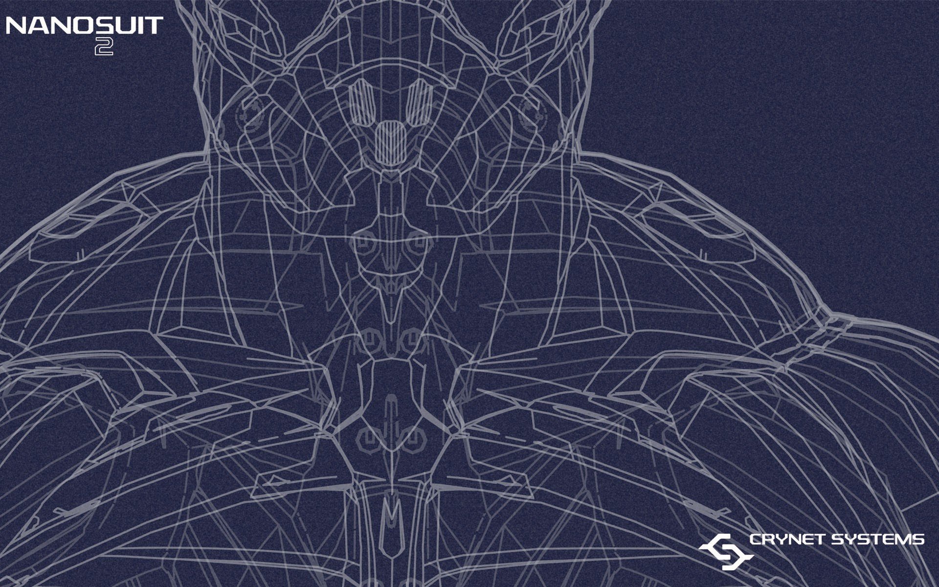 Crynet Systems Nanosuit 2 Blueprint HD Wallpaper