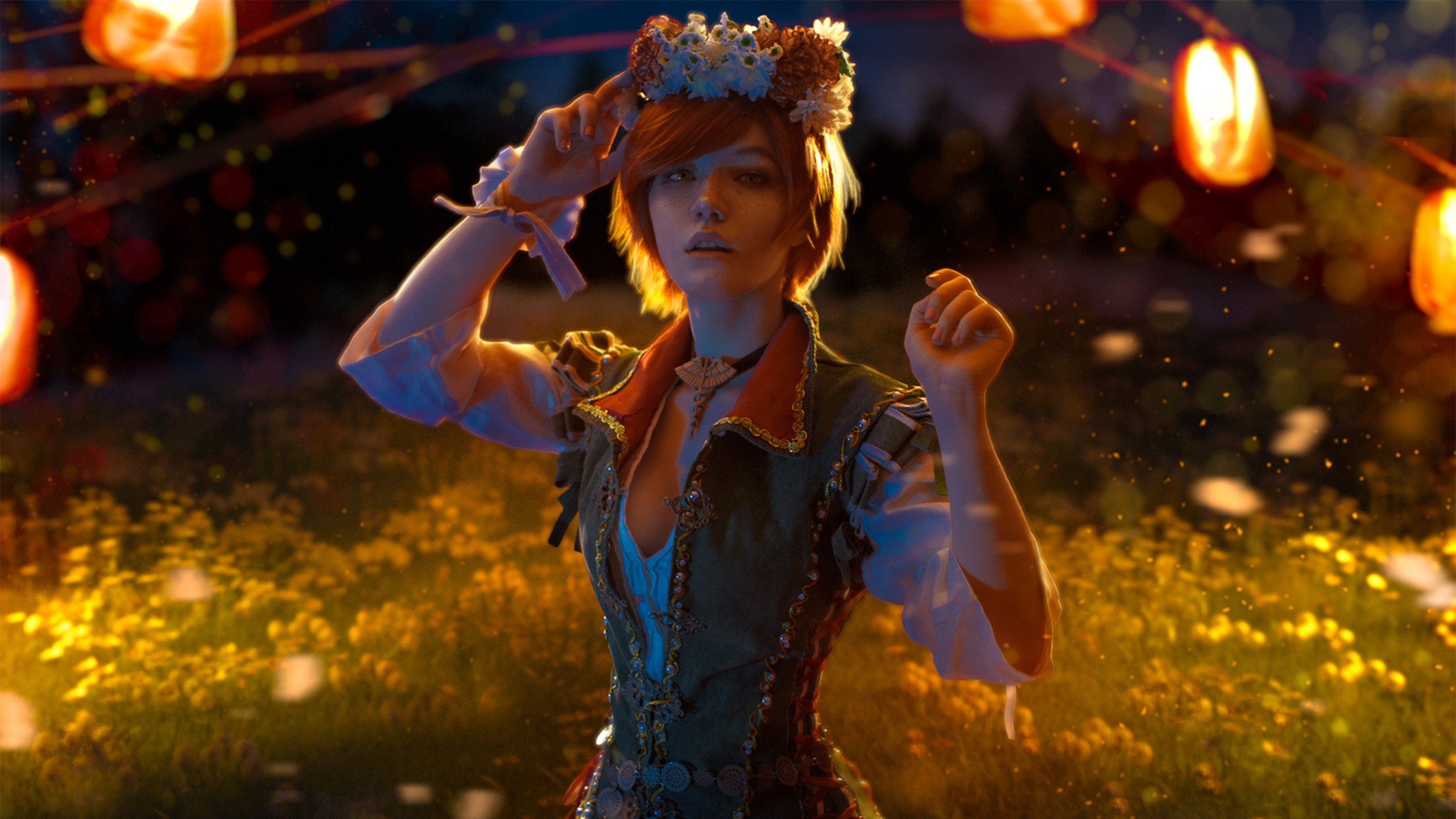 Shani from The Witcher 3 Wild Hunt HD Wallpaper