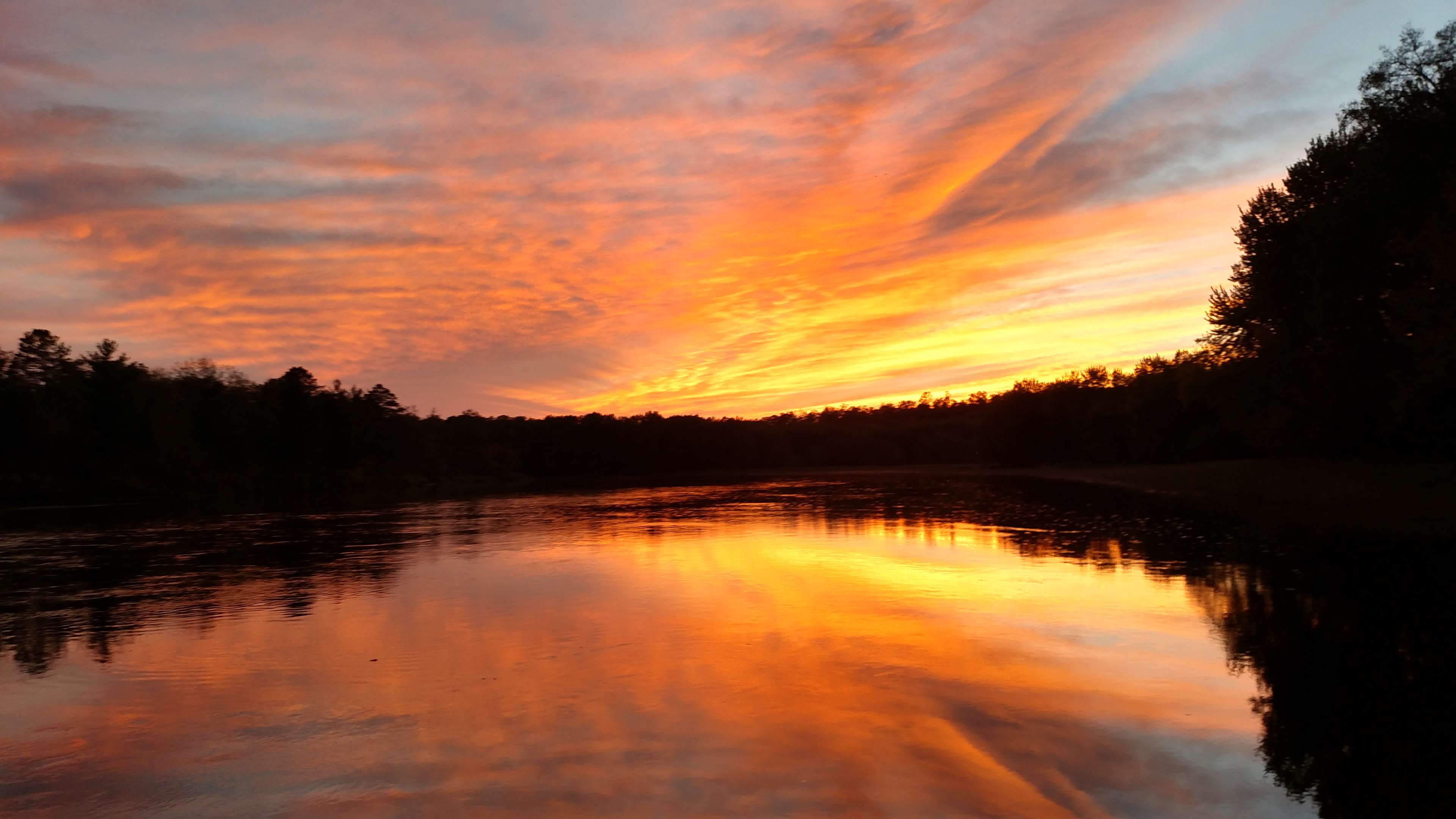 Mississippi River Sunset 4K HD Wallpaper