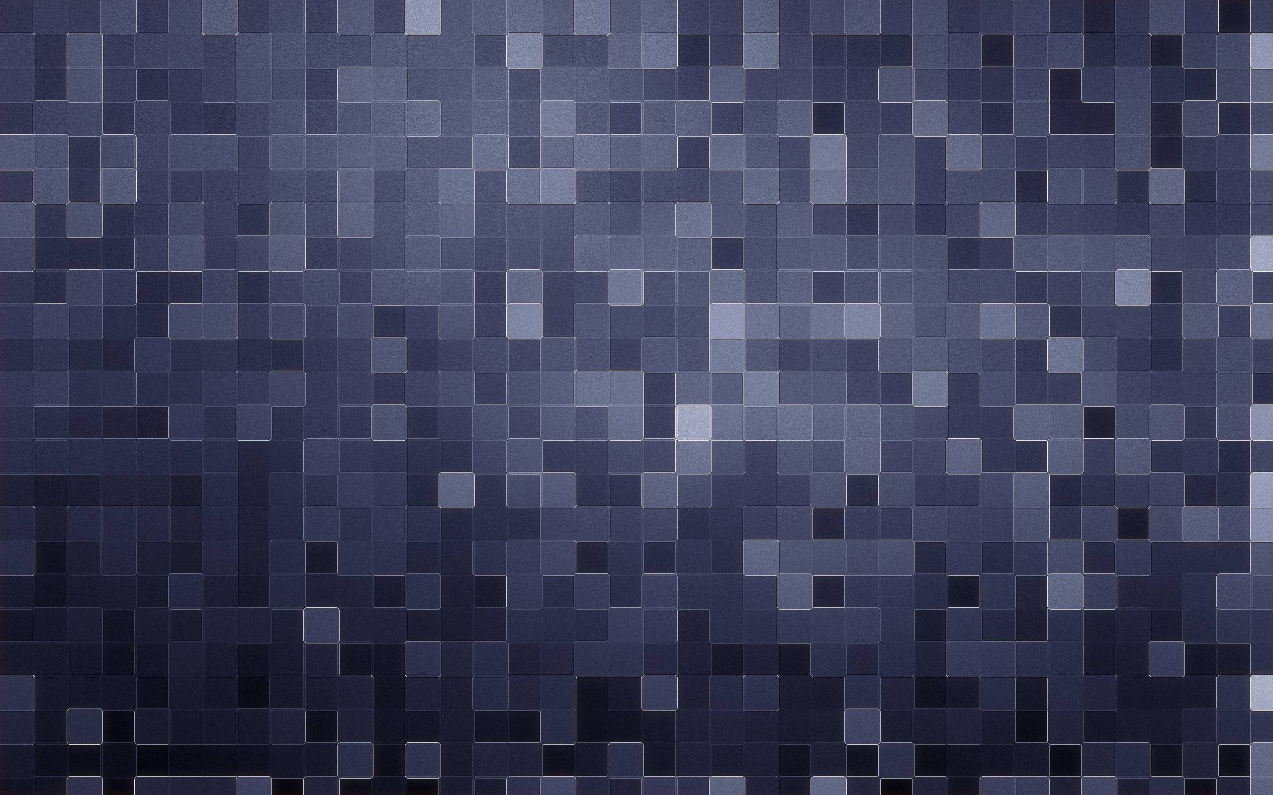 Dark blue pixelated background with light effects HD Wallpaper