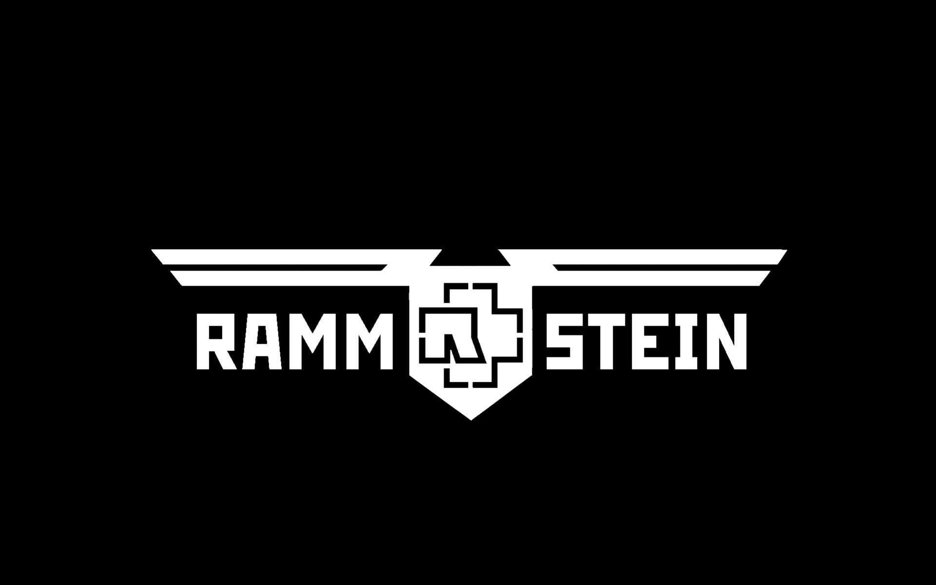 Rammstein logo with stylized eagle emblem HD Wallpaper