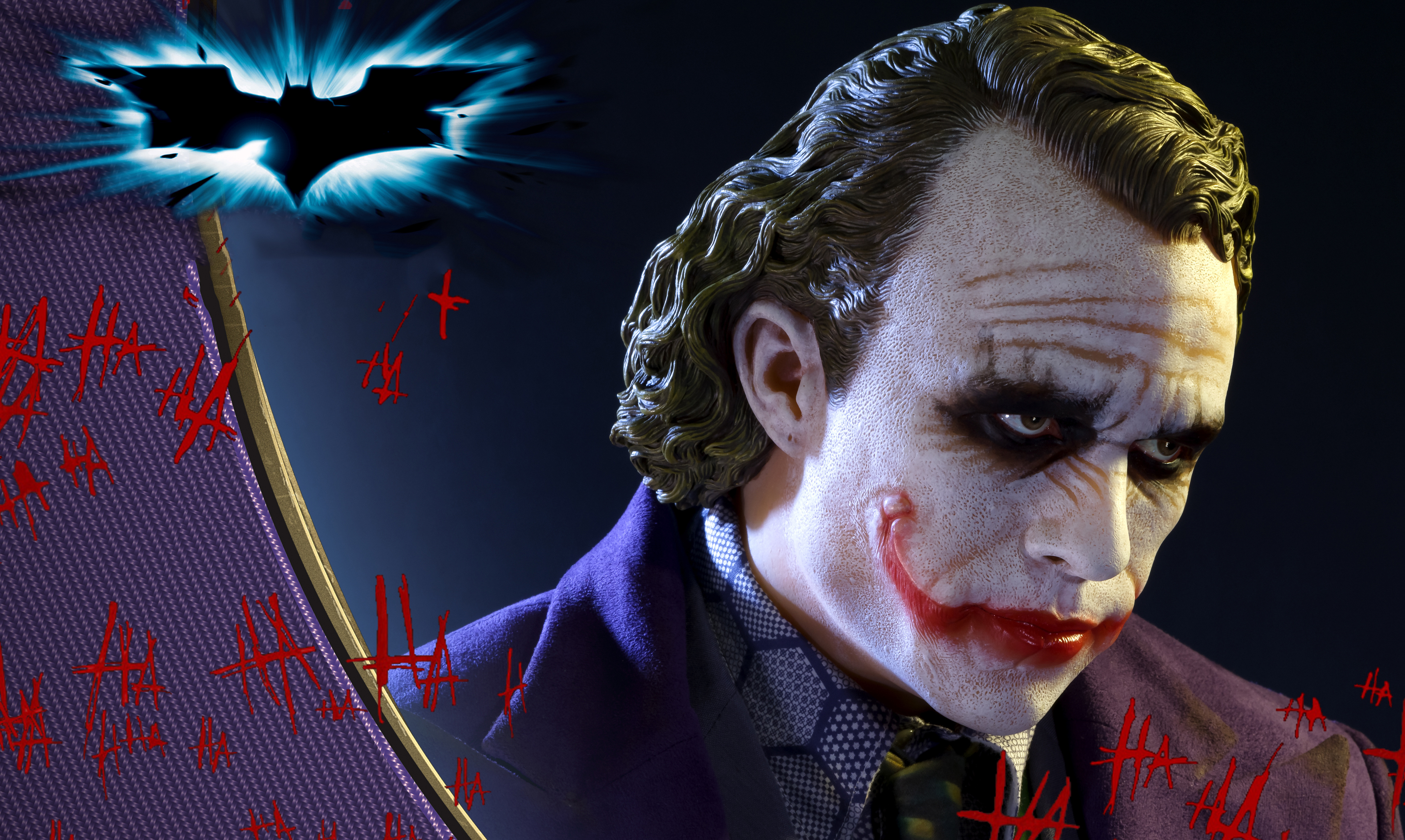 The Joker from The Dark Knight 4K artwork HD Wallpaper