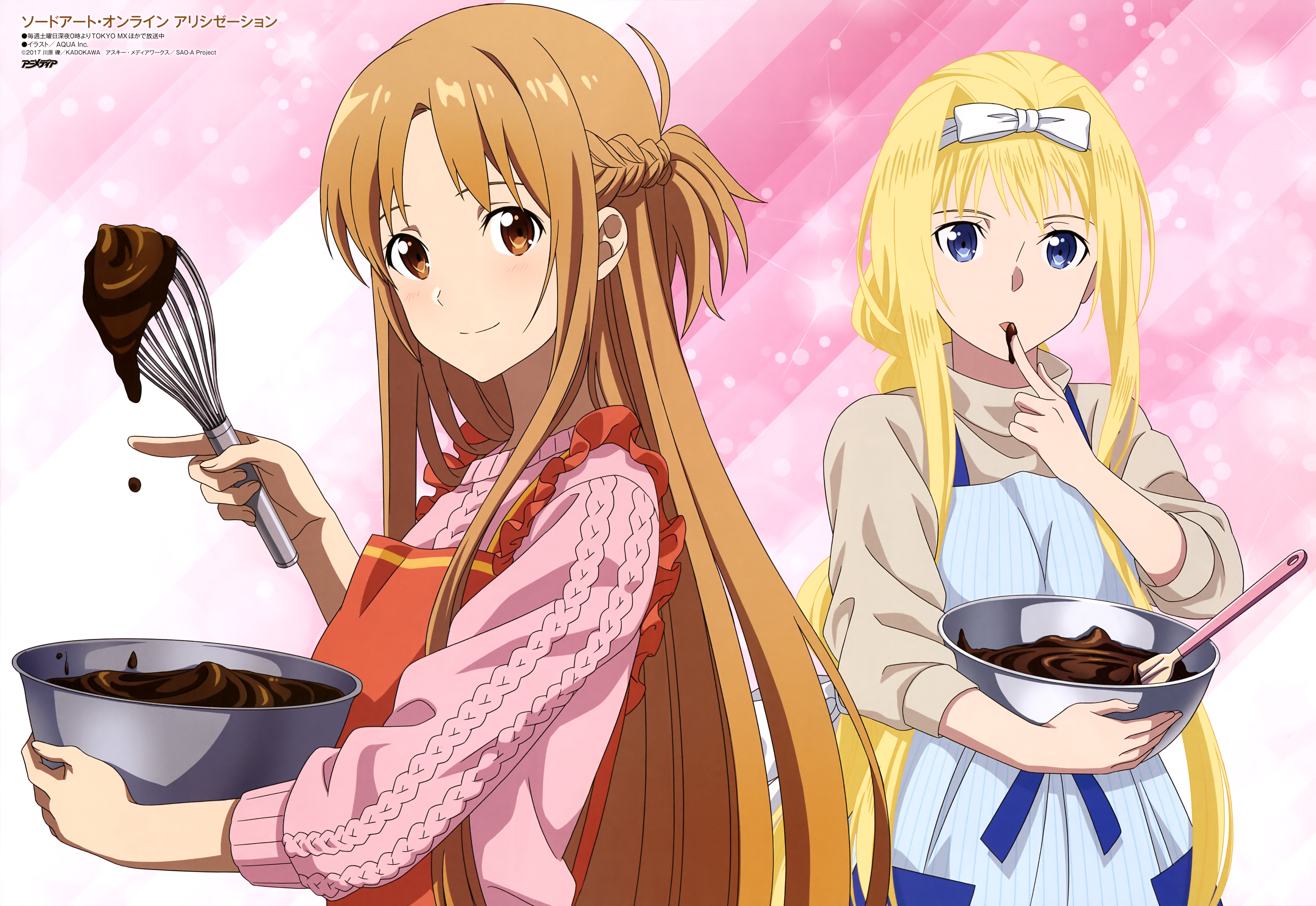 Asuna Yuuki and Alice Zuberg from Sword Art Online: Alicization HD Wallpaper