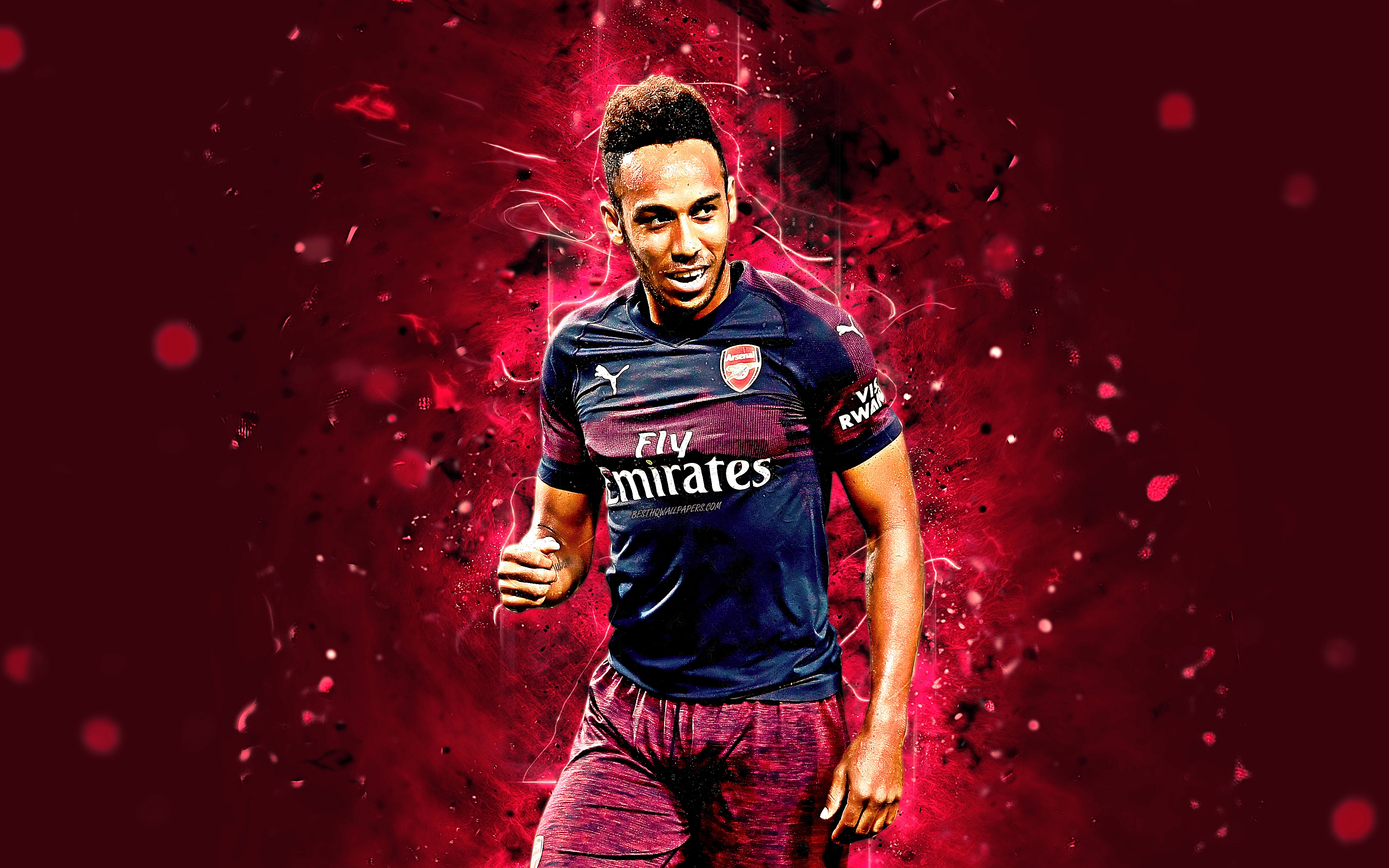 Pierre-Emerick Aubameyang from Arsenal F.C. HD Wallpaper