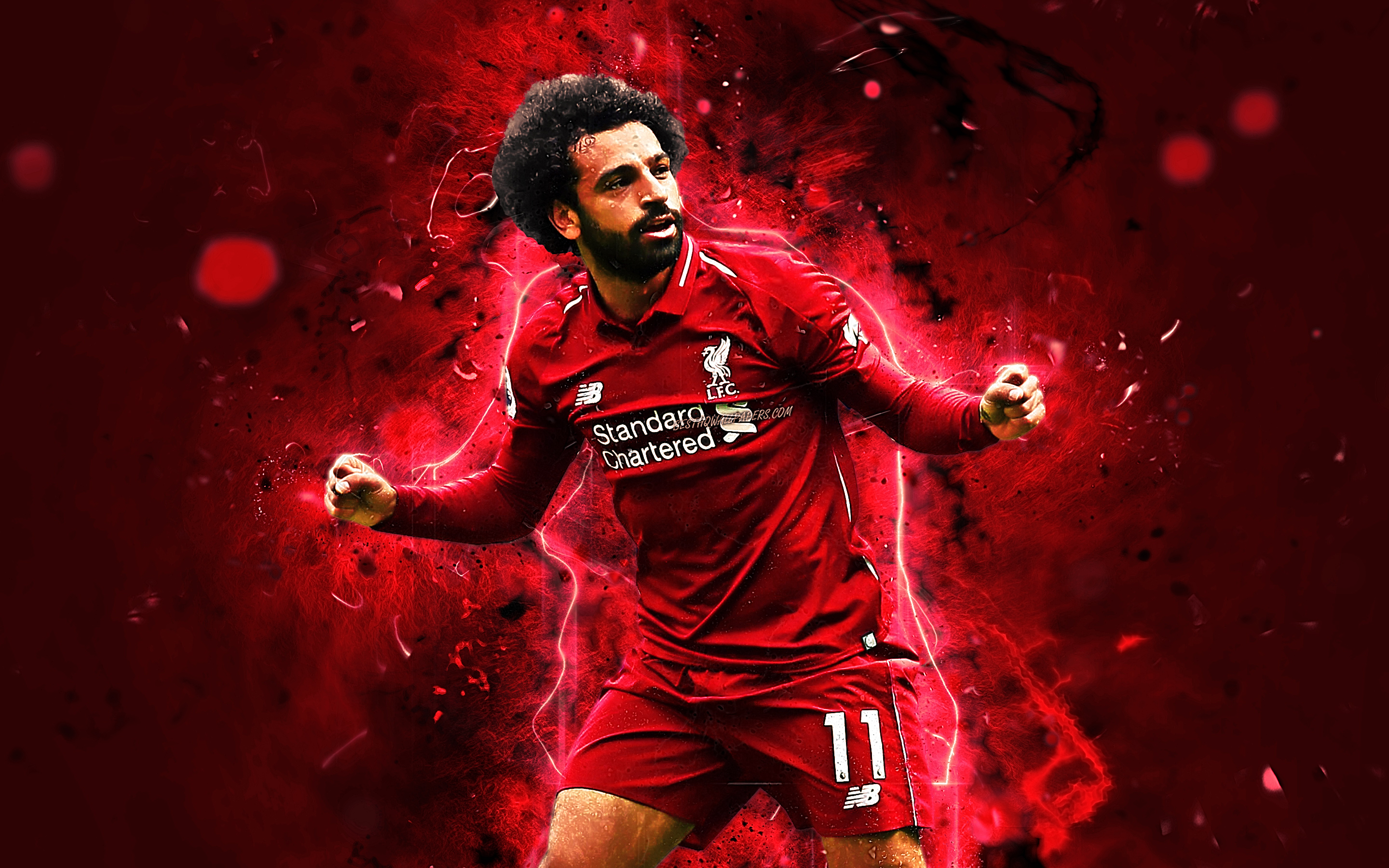 Mohamed Salah from Liverpool F.C. HD Wallpaper