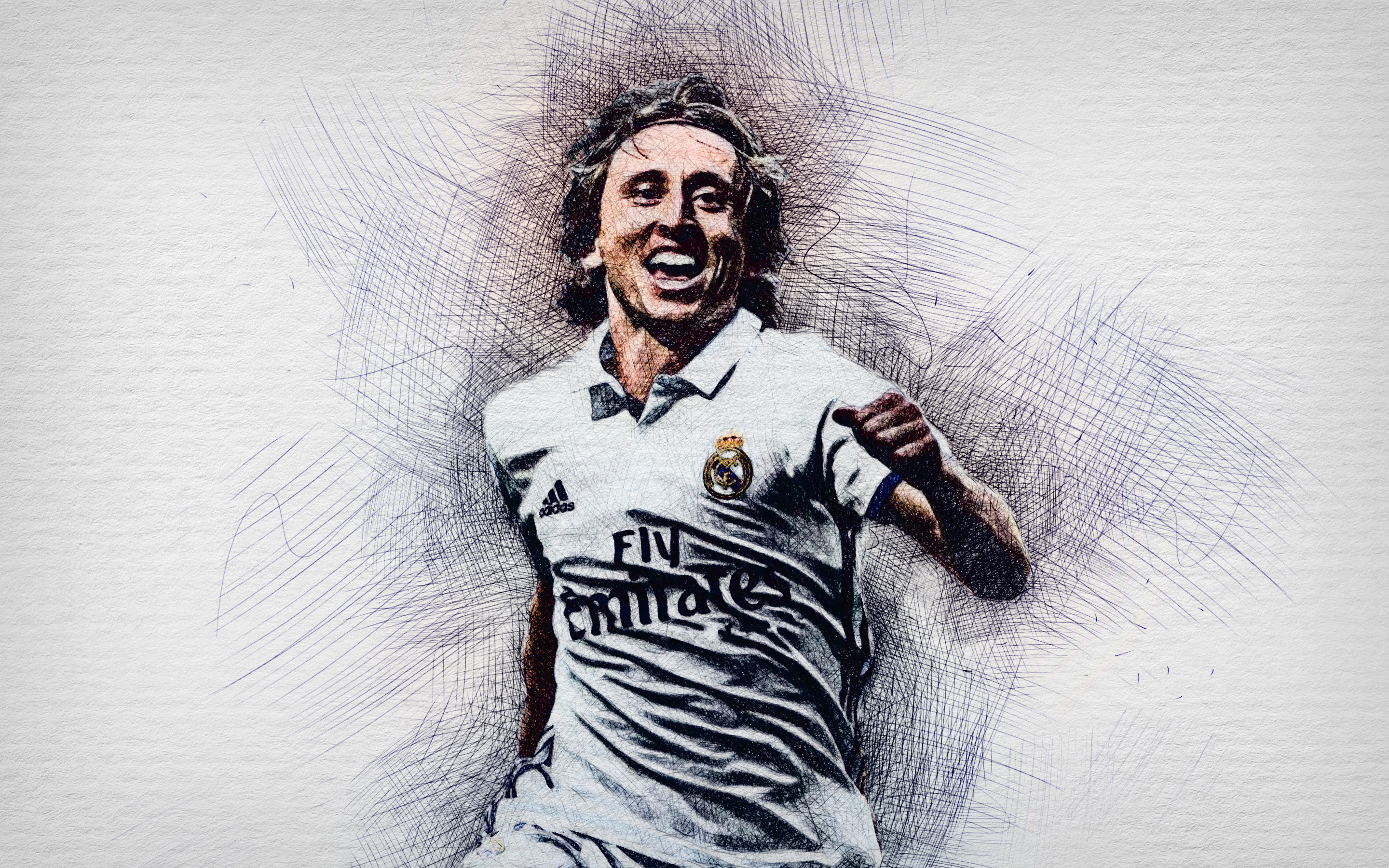Luka Modric from Real Madrid C.F. HD Wallpaper