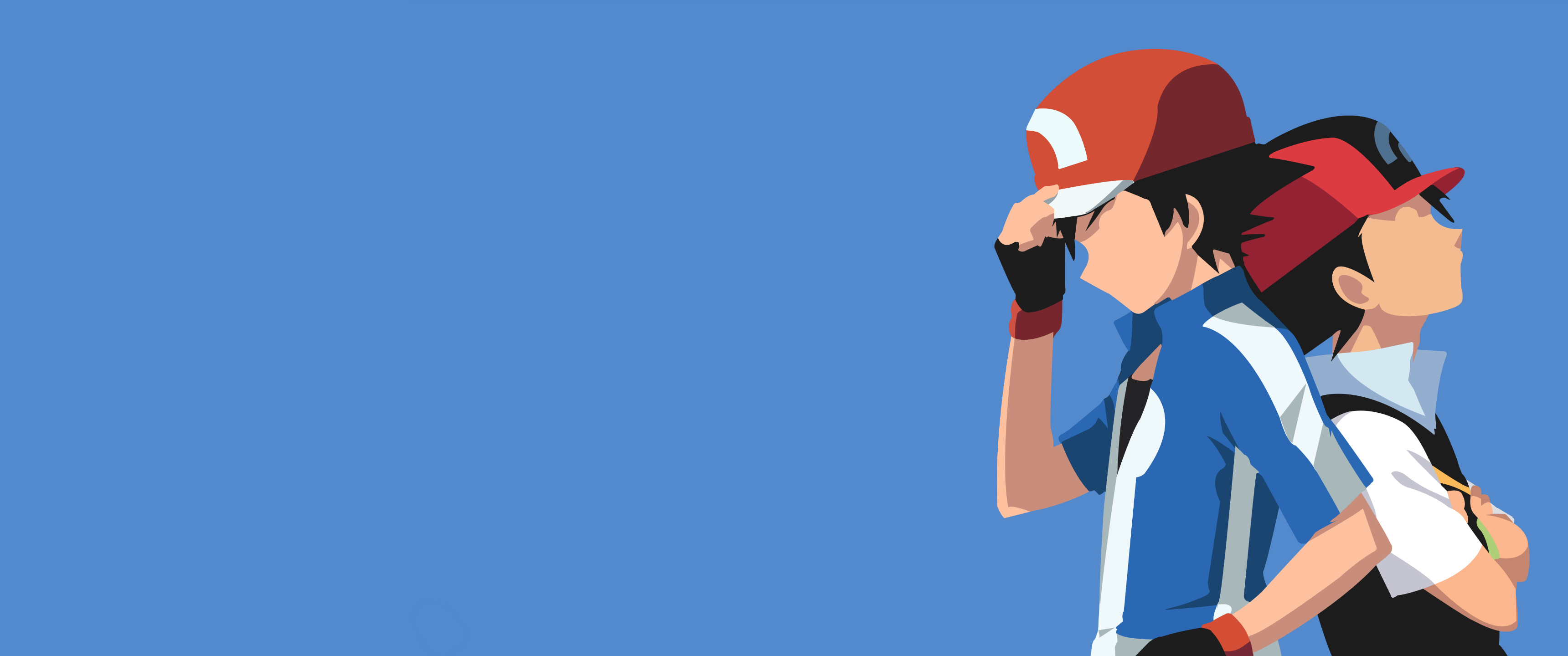 Ash Ketchum and Red from Pokemon HD Wallpaper