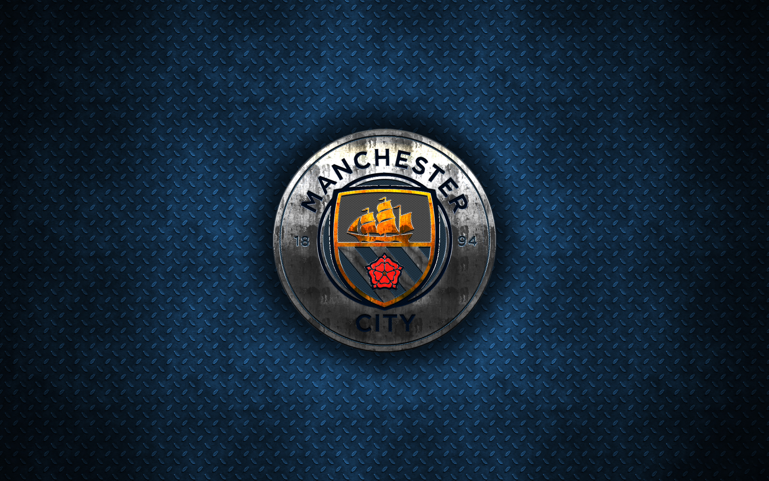 Manchester City F.C. Logo HD Wallpaper