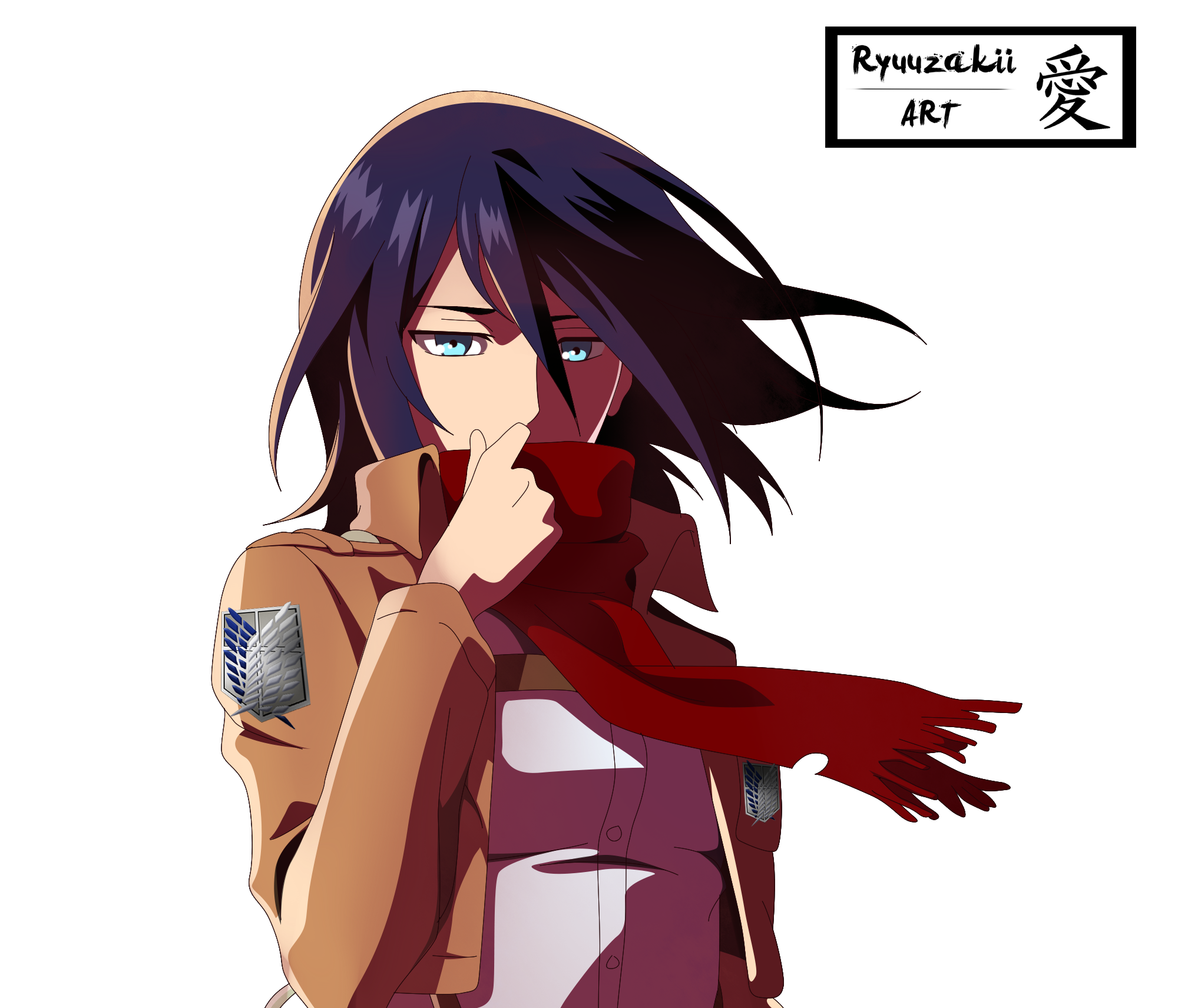 Mikasa Ackerman from Attack on Titan HD Wallpaper