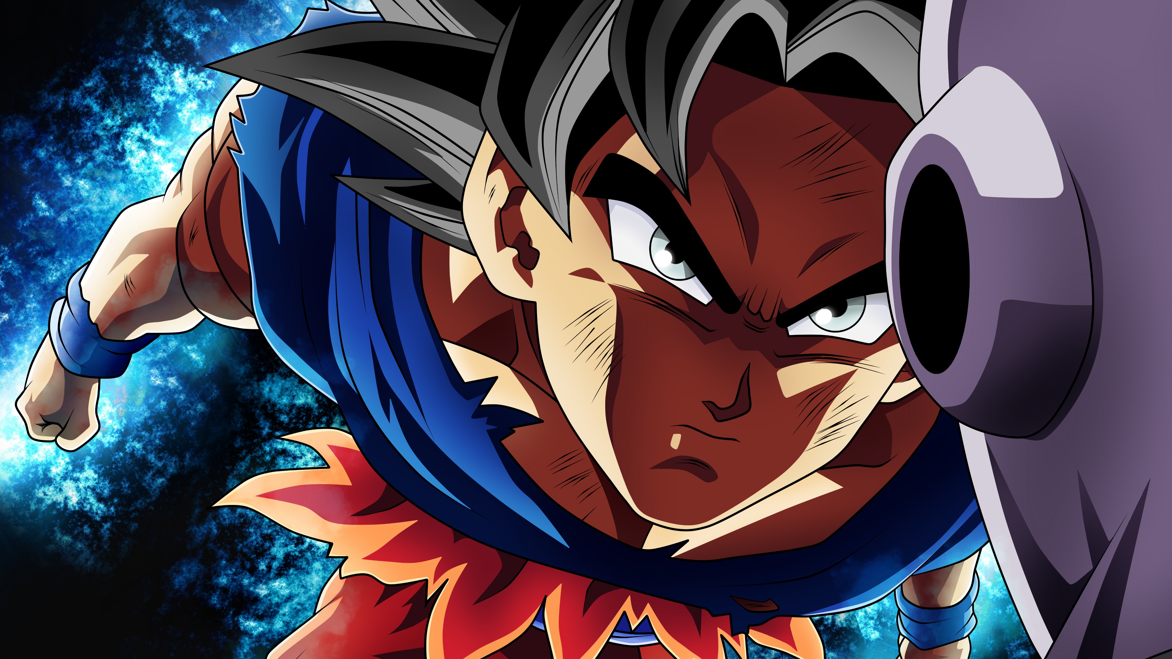 Goku from Dragon Ball Super in Ultra Instinct HD Wallpaper